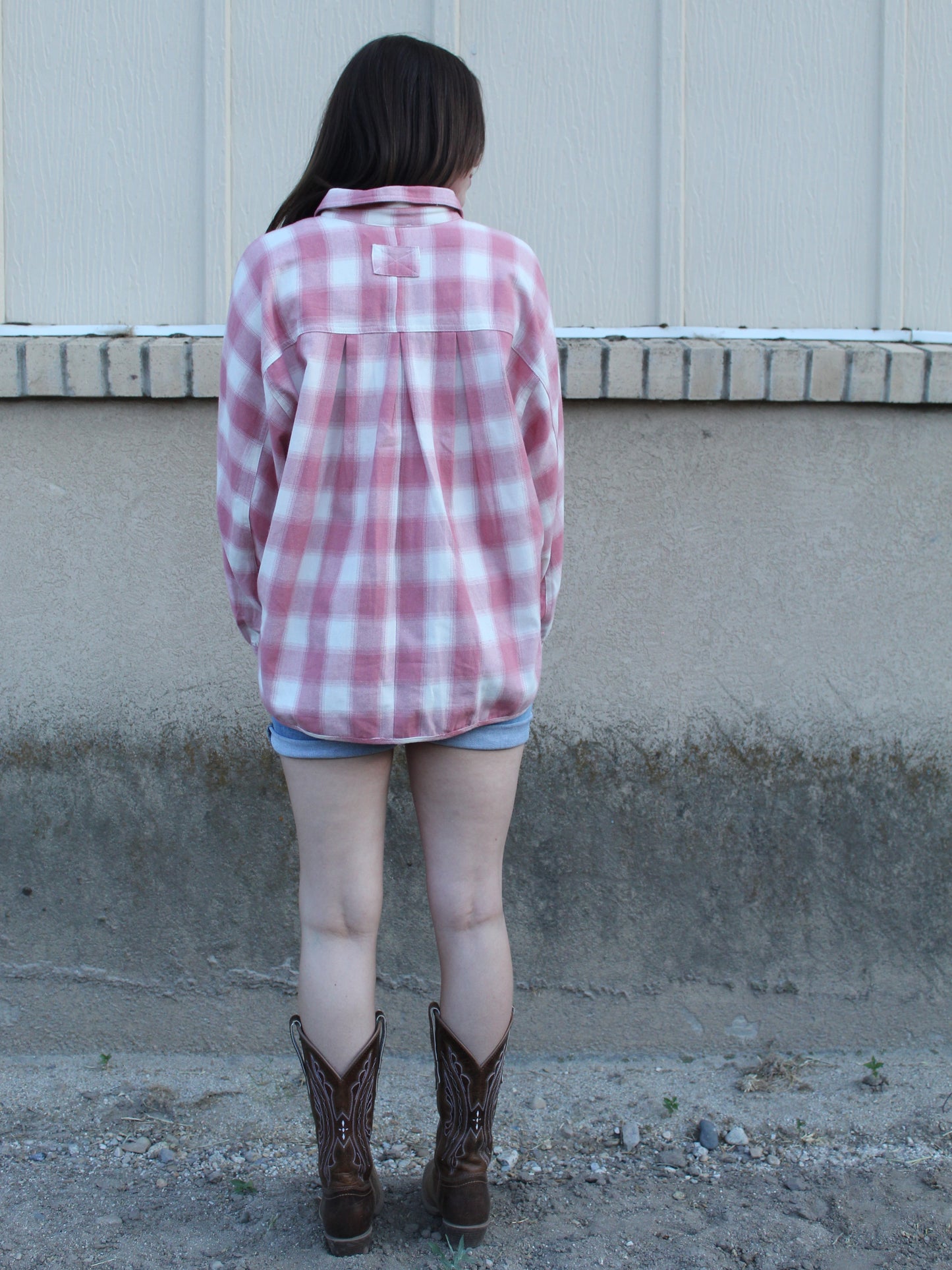 Popular, Pink & Plaid Button up Shacket