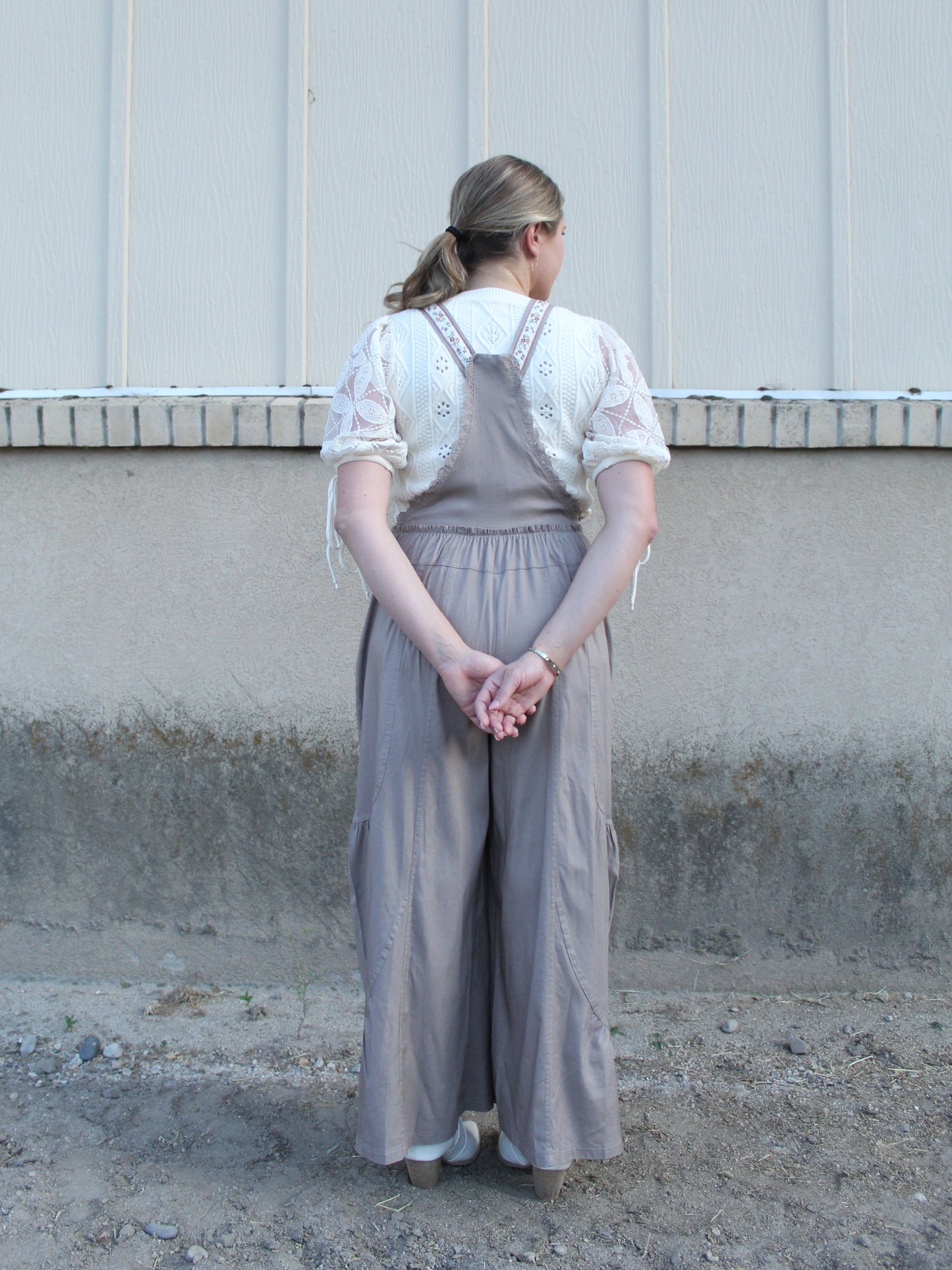 She's Boho Jumpsuit in Mocha