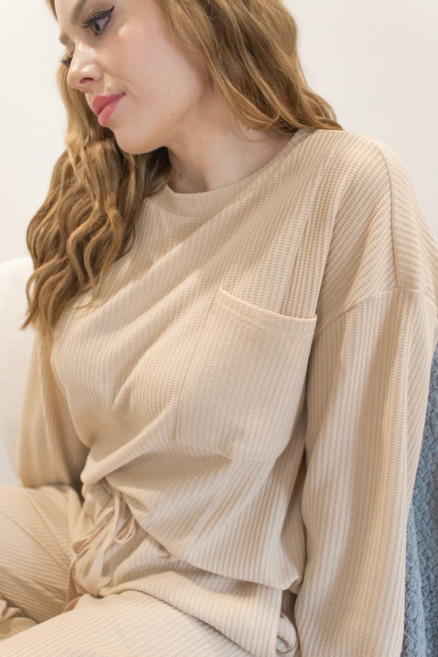 Carissa Lounge Set in Cream