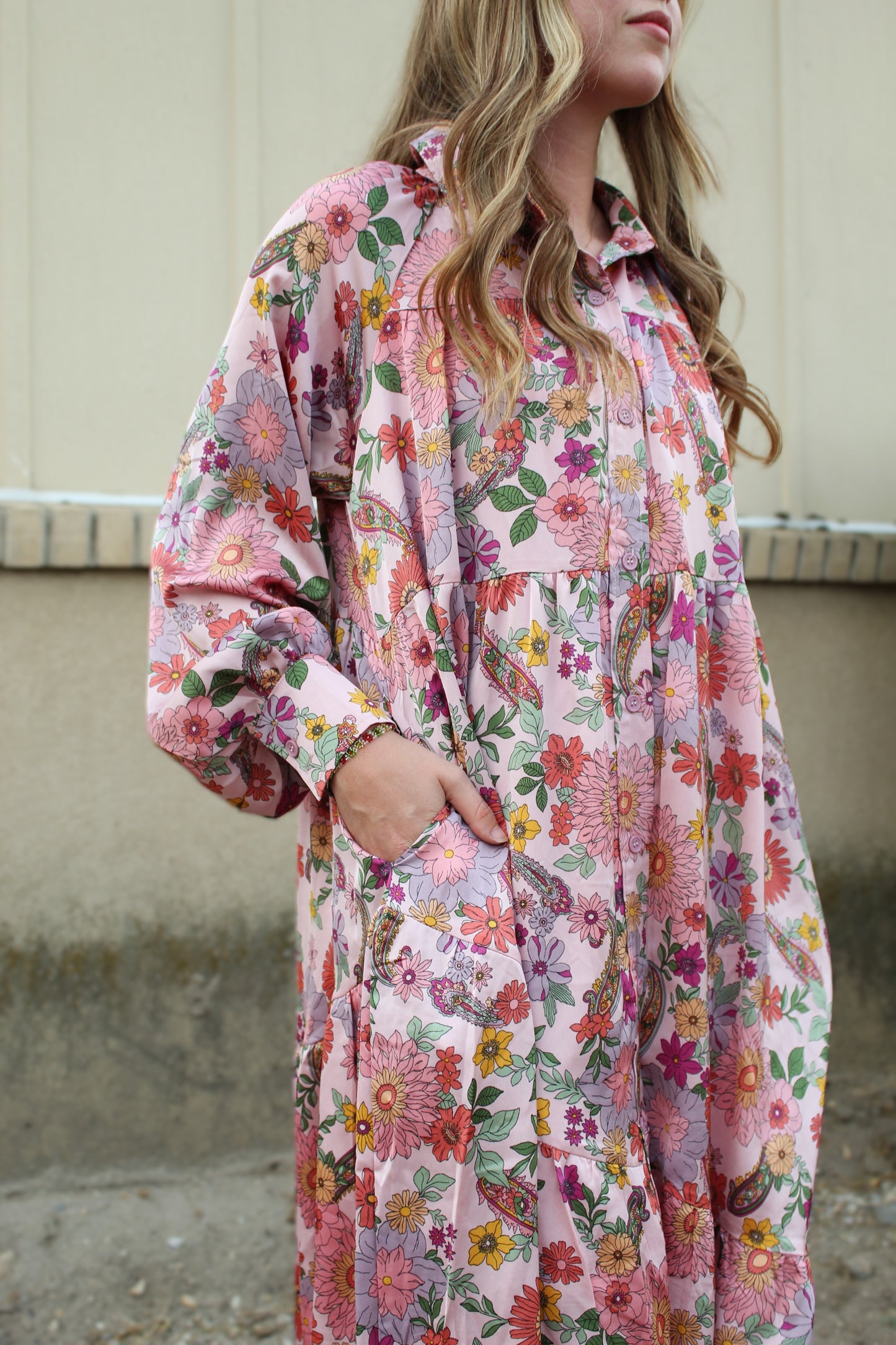 Summer Flowers Midi Dress