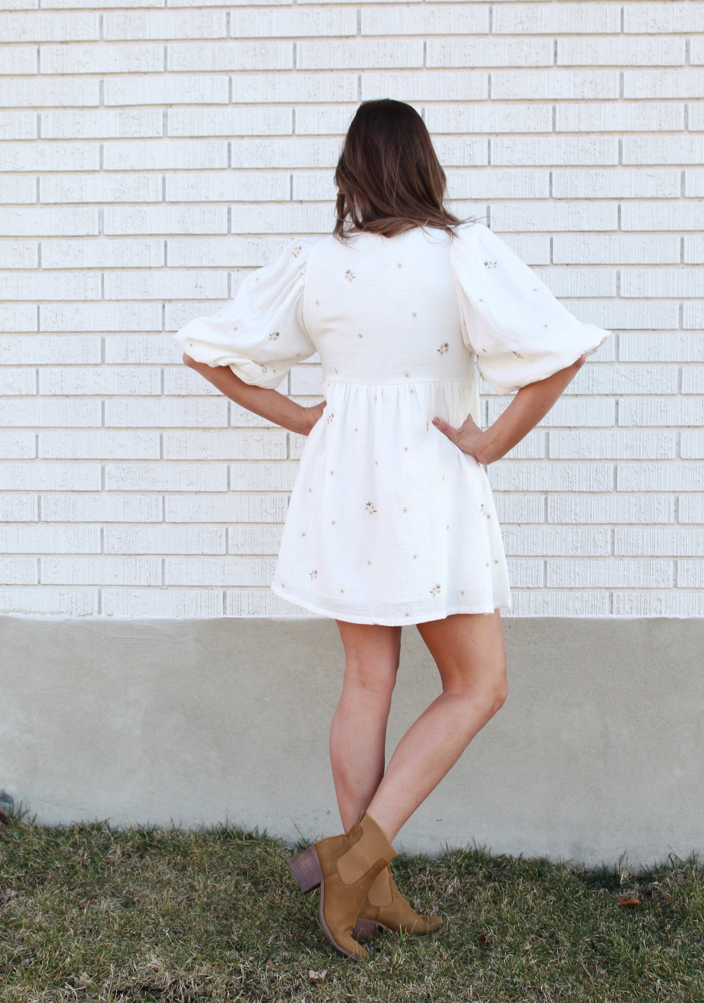 Hillside Daisies Baby Doll Dress