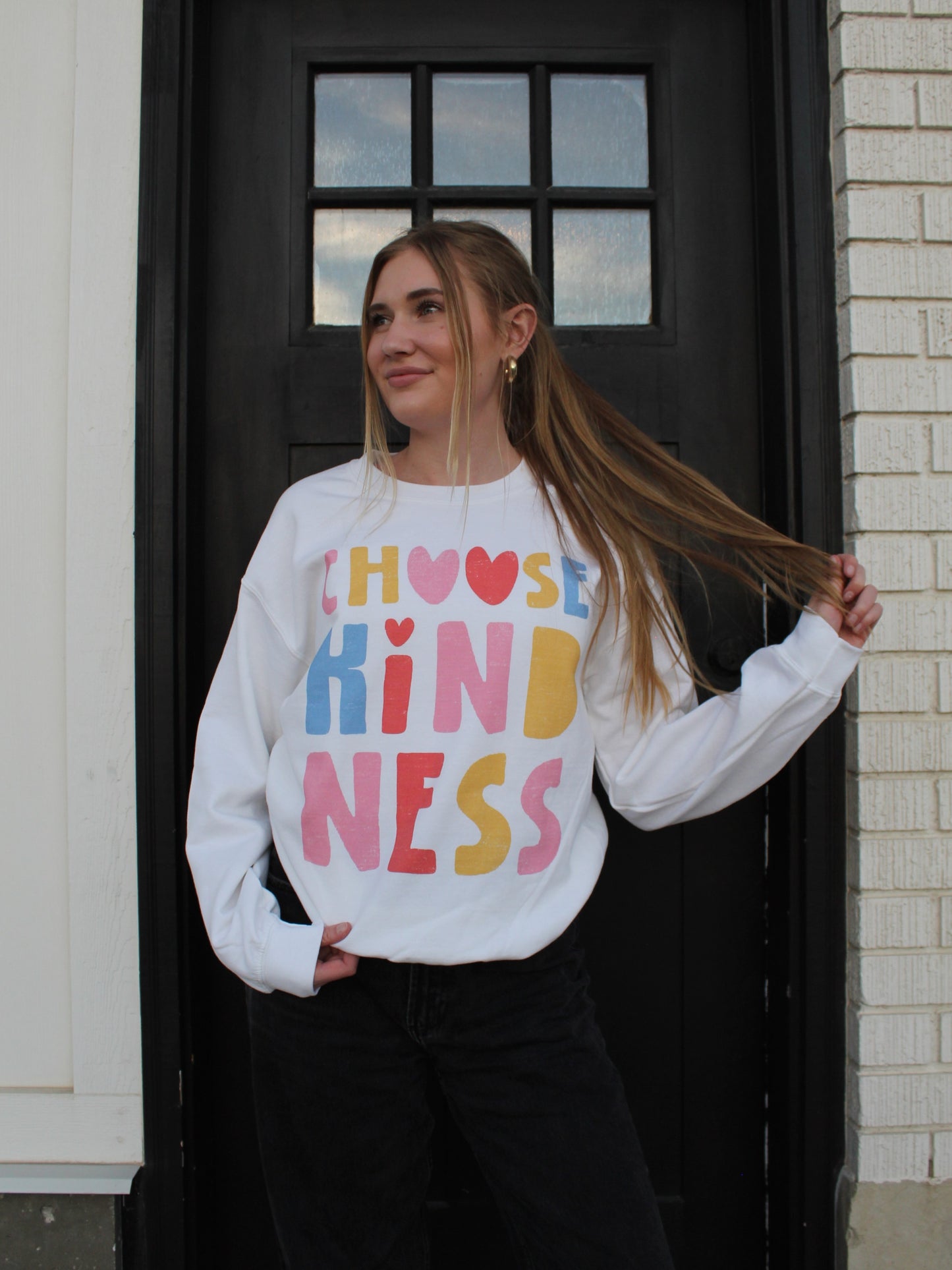 'CHOOSE KINDNESS' Graphic Sweatshirt Top