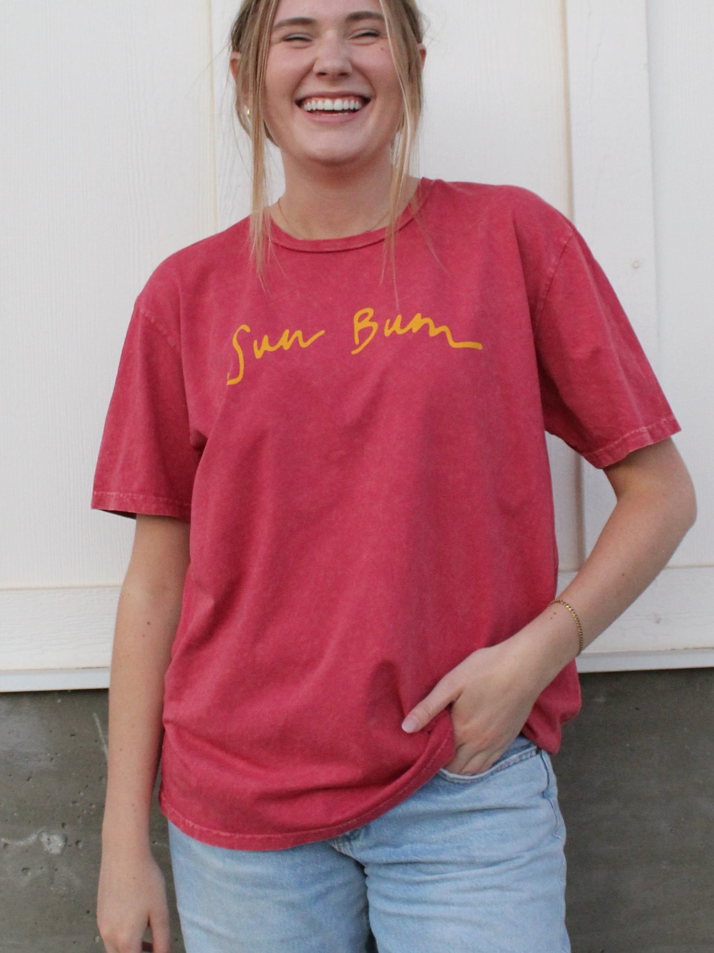 'Sun Bum' Oversized Graphic Tee