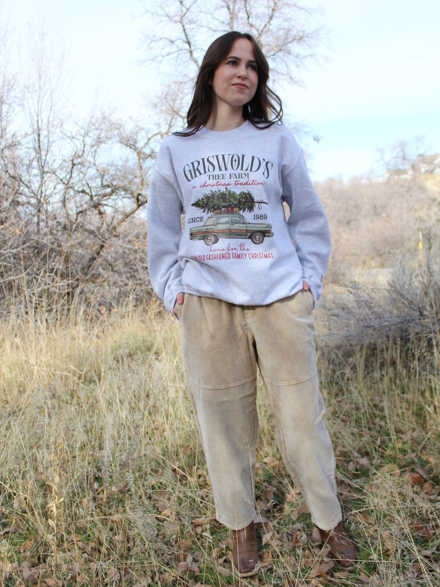Fun Old Fashioned Family Christmas Griswold Graphic Sweatshirt