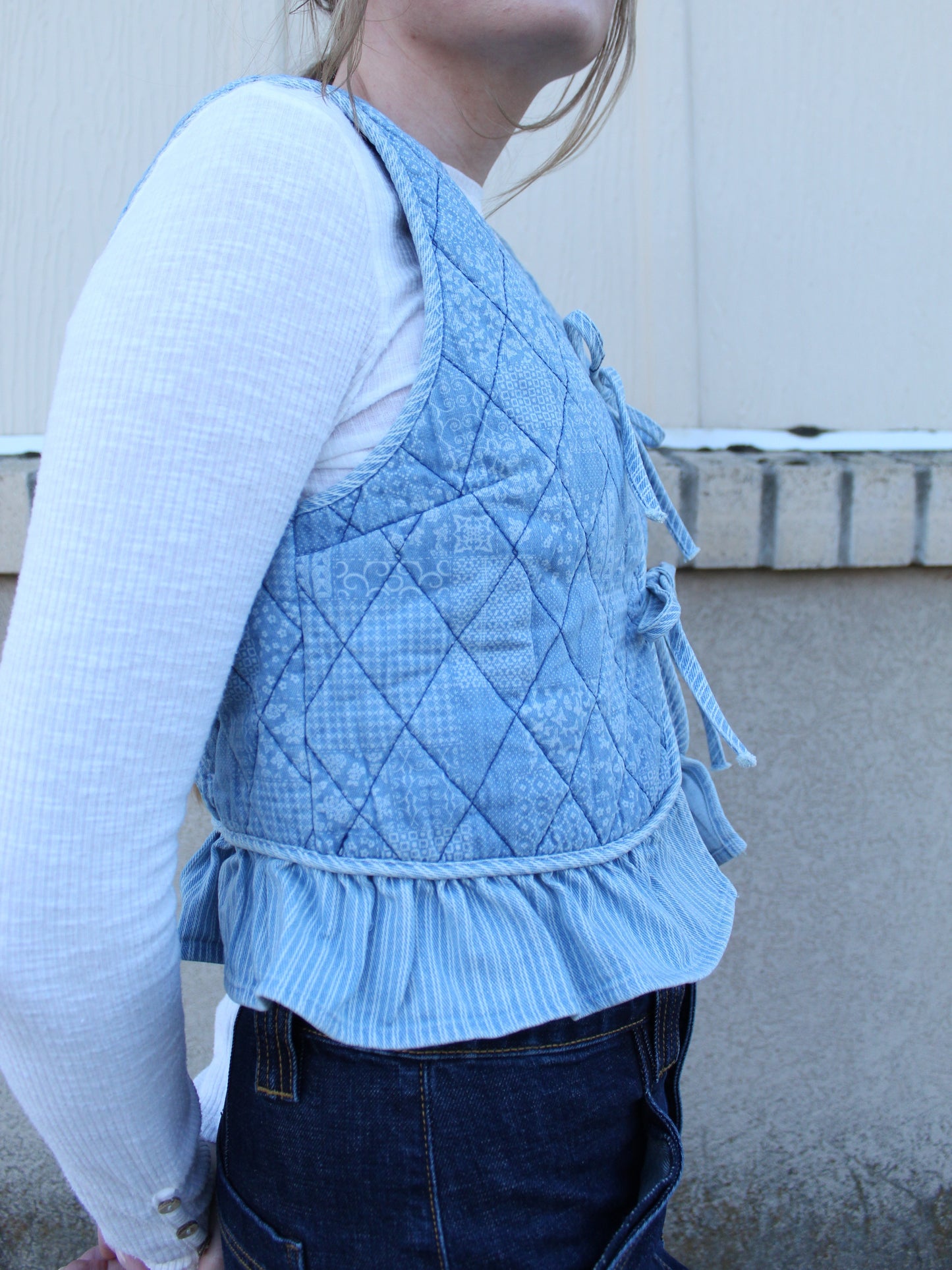Evermore Floral Quilted Vest