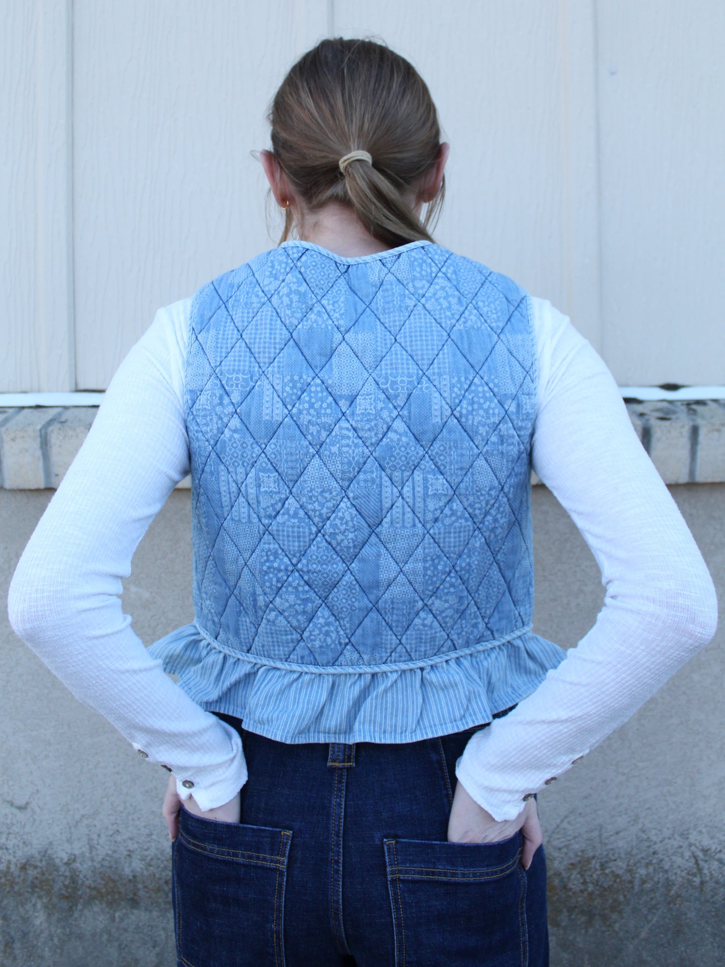 Evermore Floral Quilted Vest