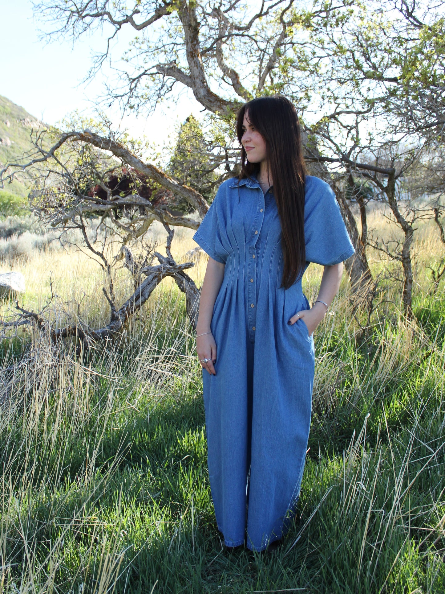 For the Love of Denim Jumpsuit