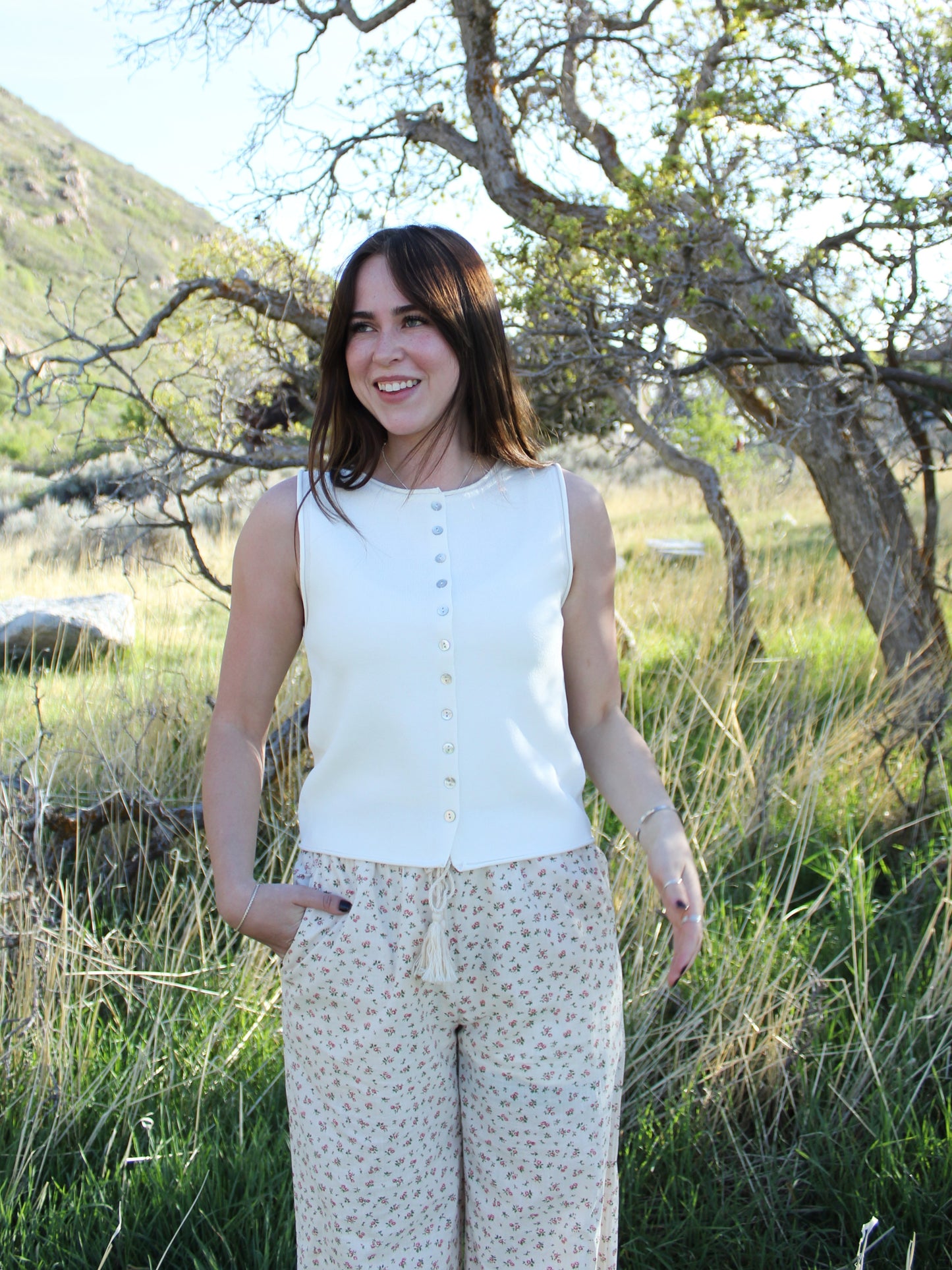 A Garden Walk Knit Tank