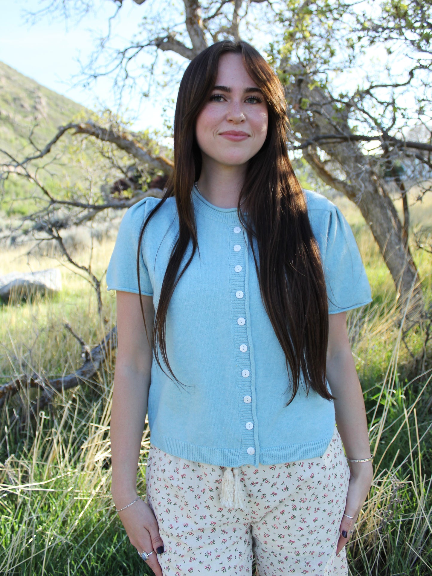 Cloud 9 Cardigan Knit Top
