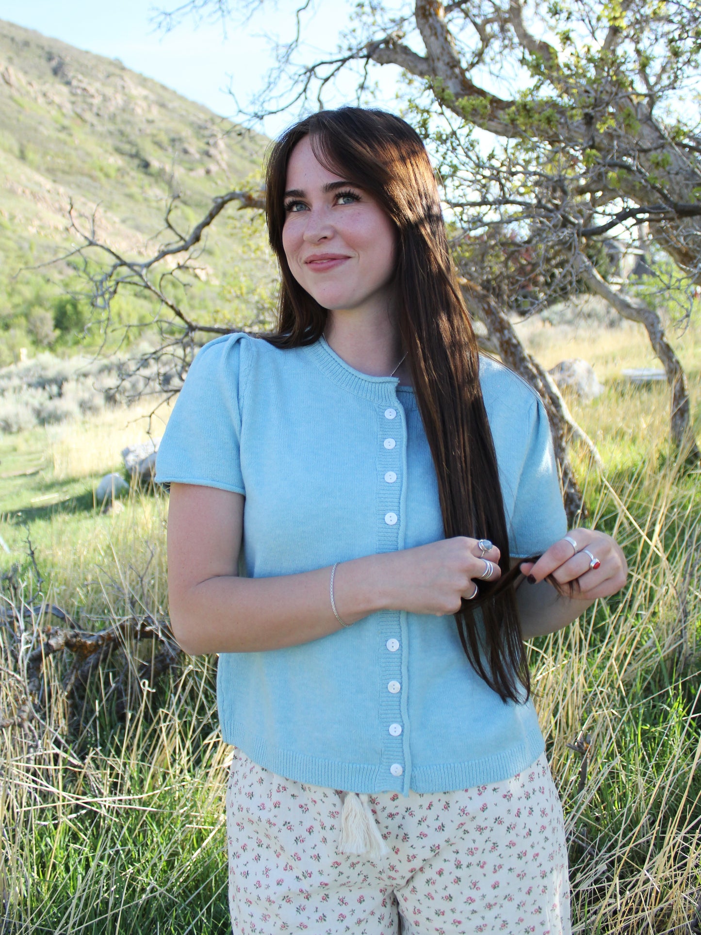 Cloud 9 Cardigan Knit Top