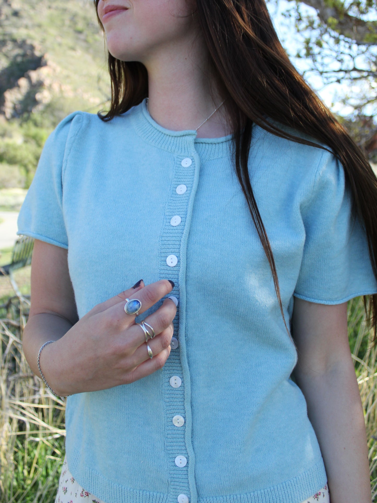 Cloud 9 Cardigan Knit Top