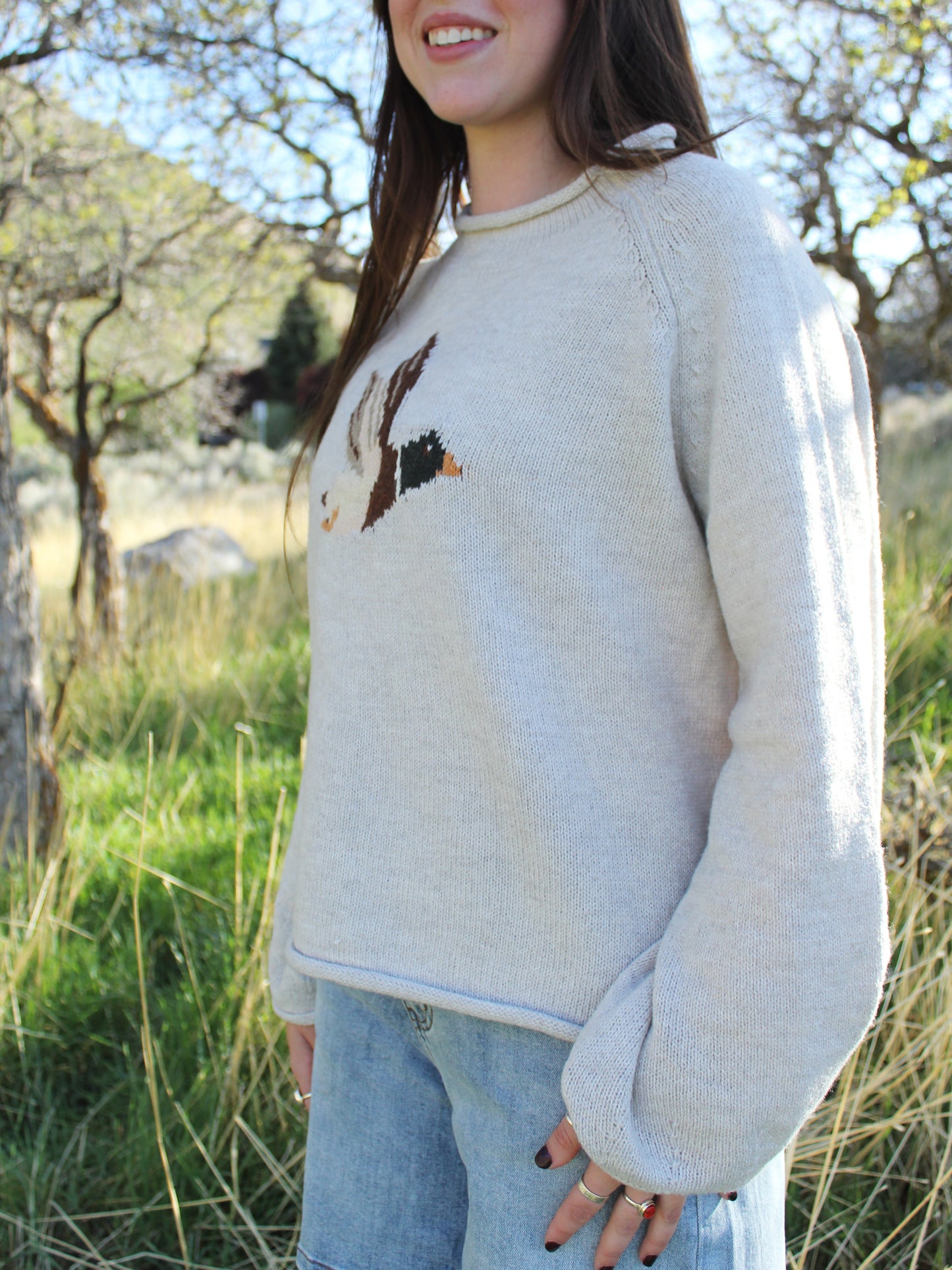 Home Bound Mallard Knit Sweater