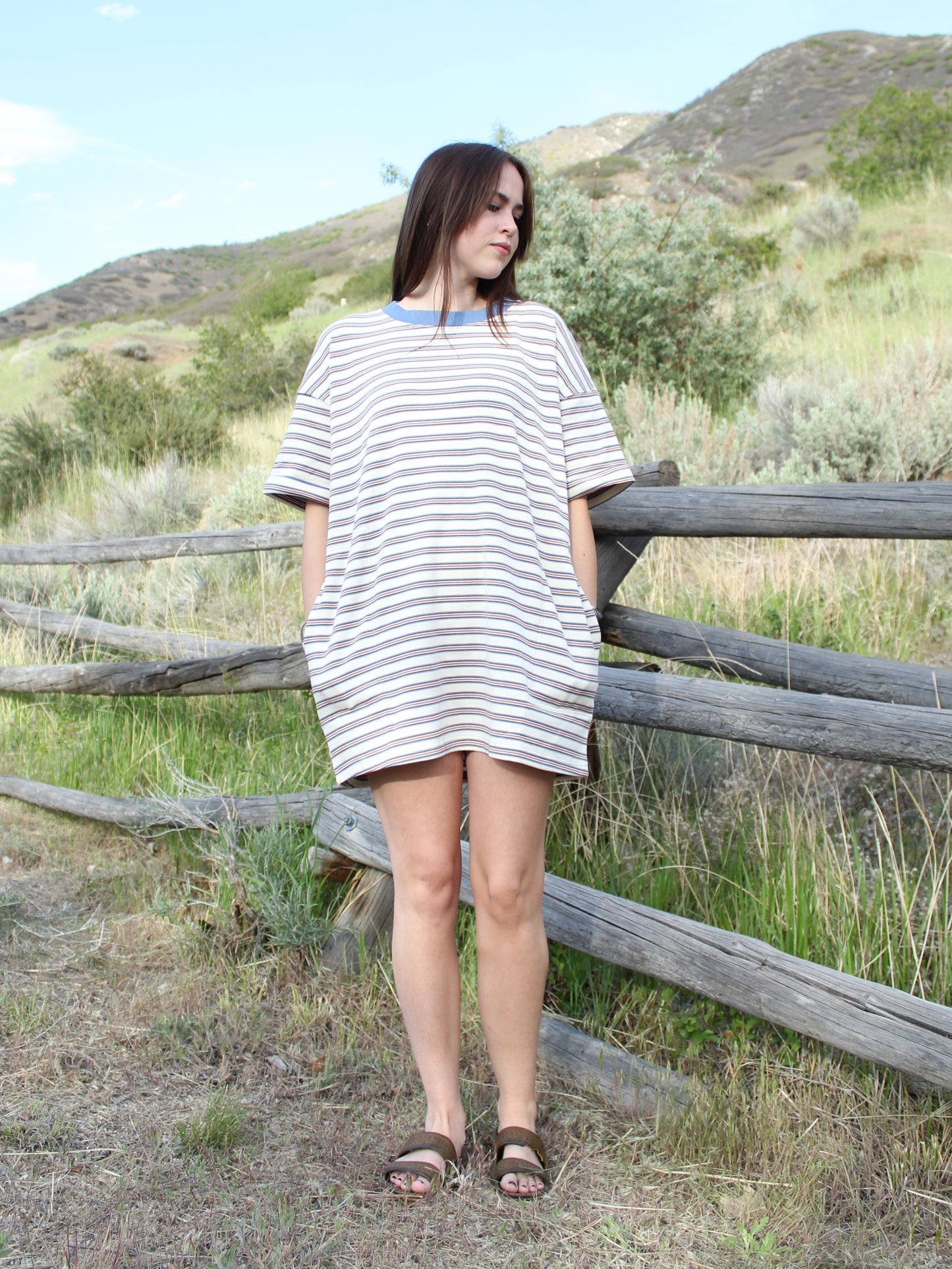 My Favorite Tee Shirt Dress in Ivory