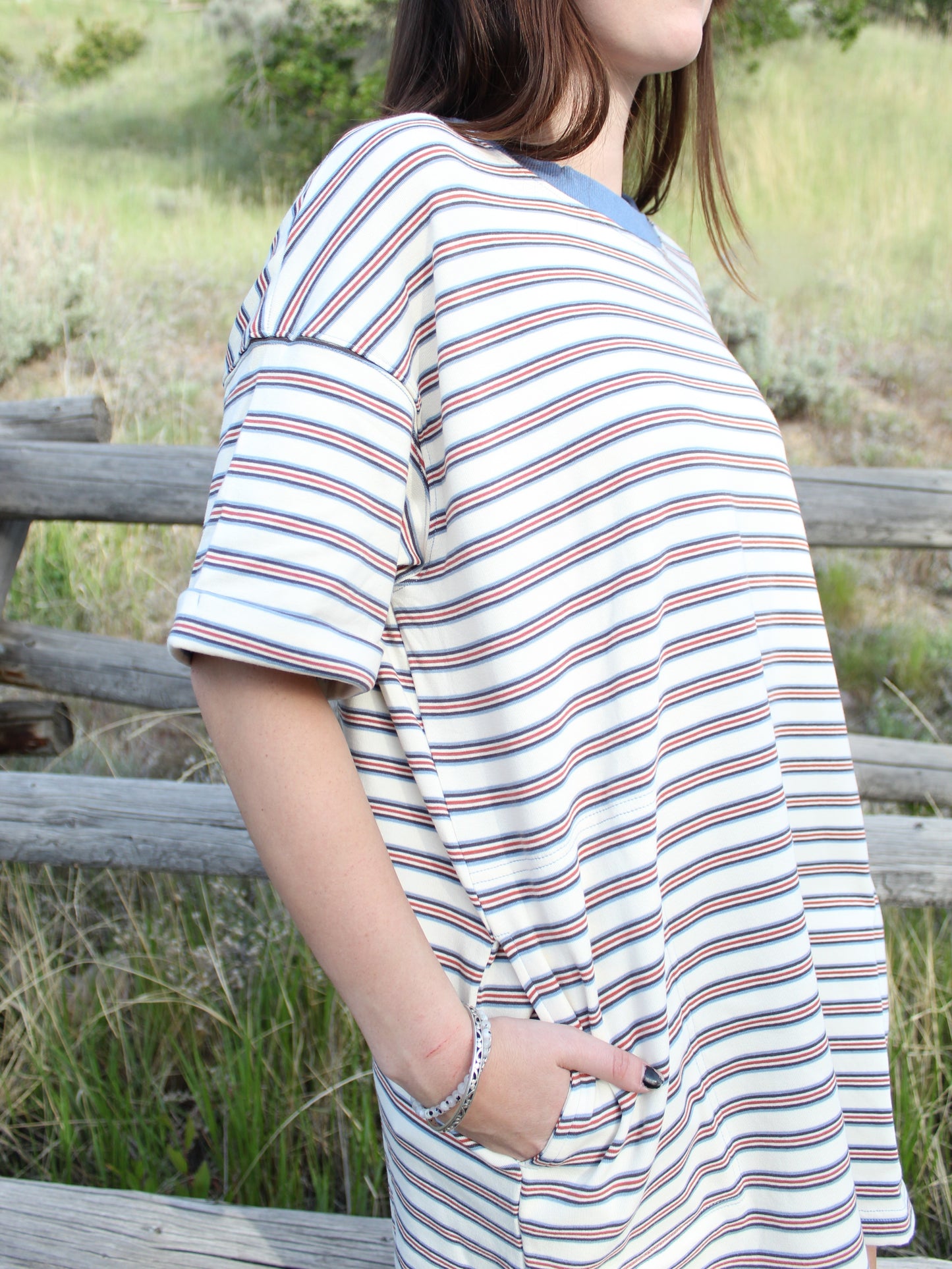 My Favorite Tee Shirt Dress in Ivory