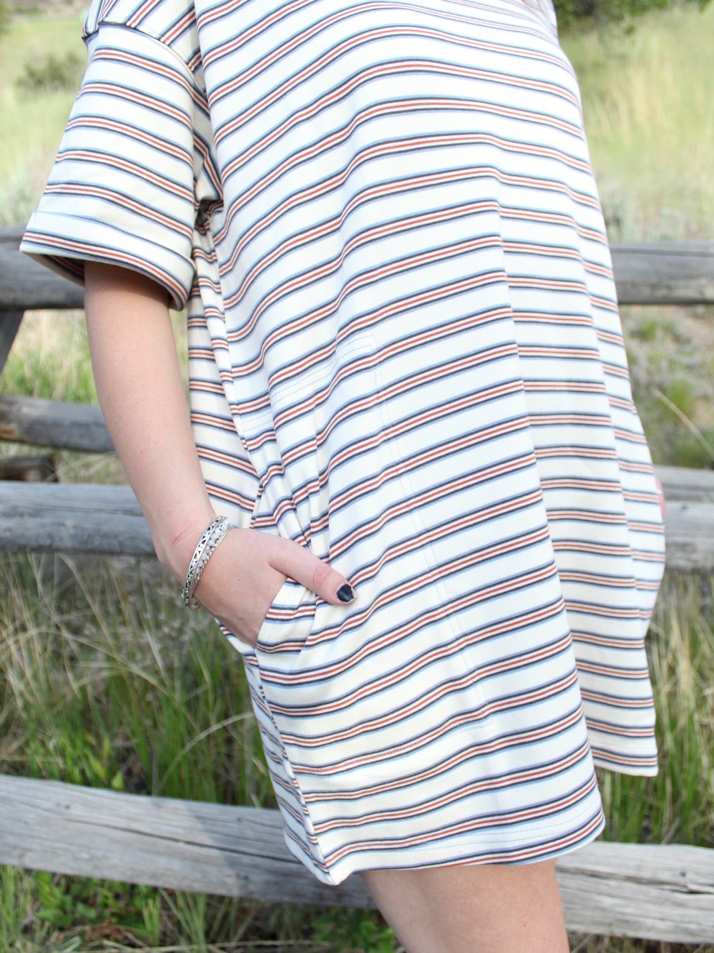 My Favorite Tee Shirt Dress in Ivory