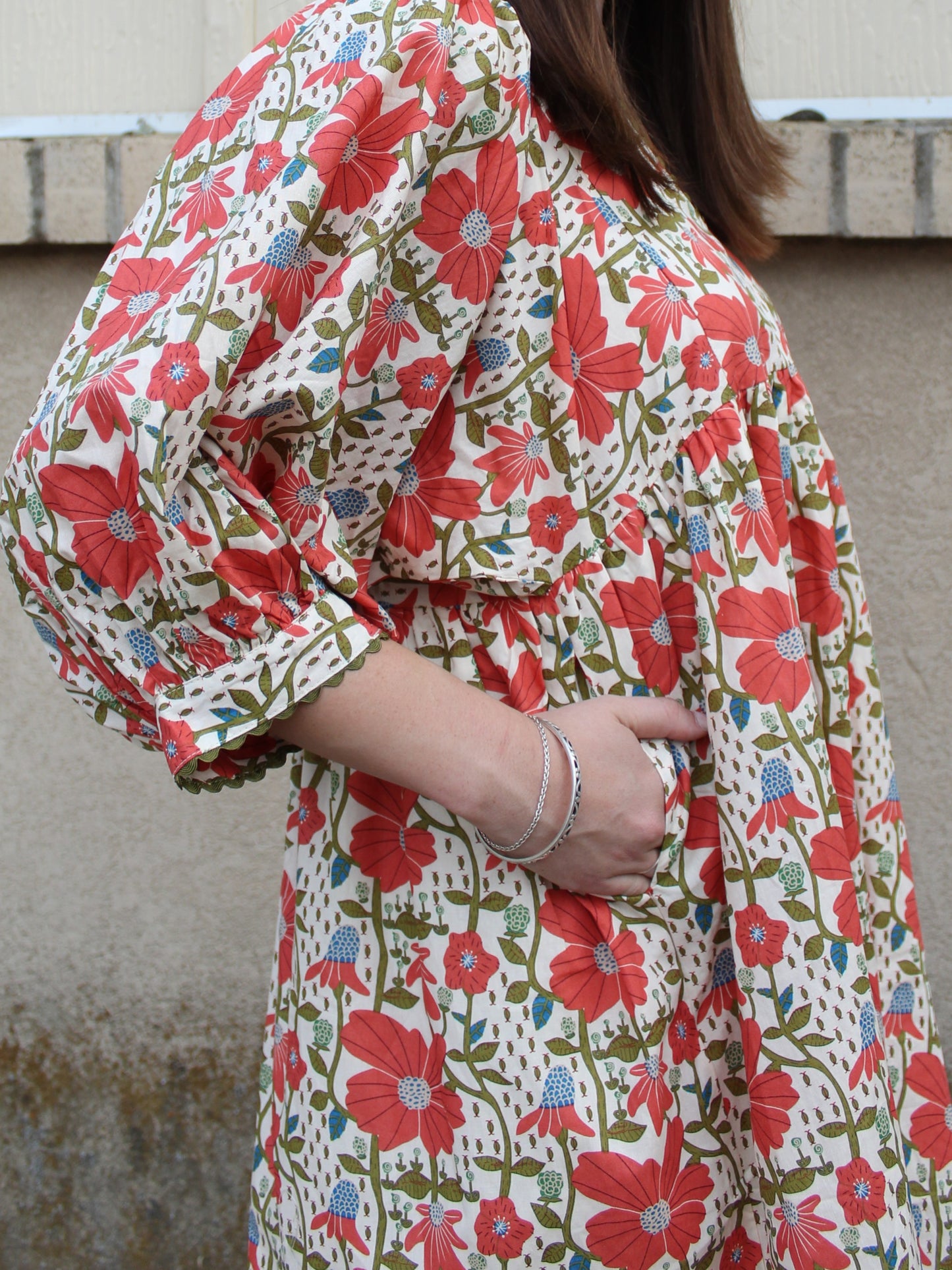 Ruby Red Meadow Dress