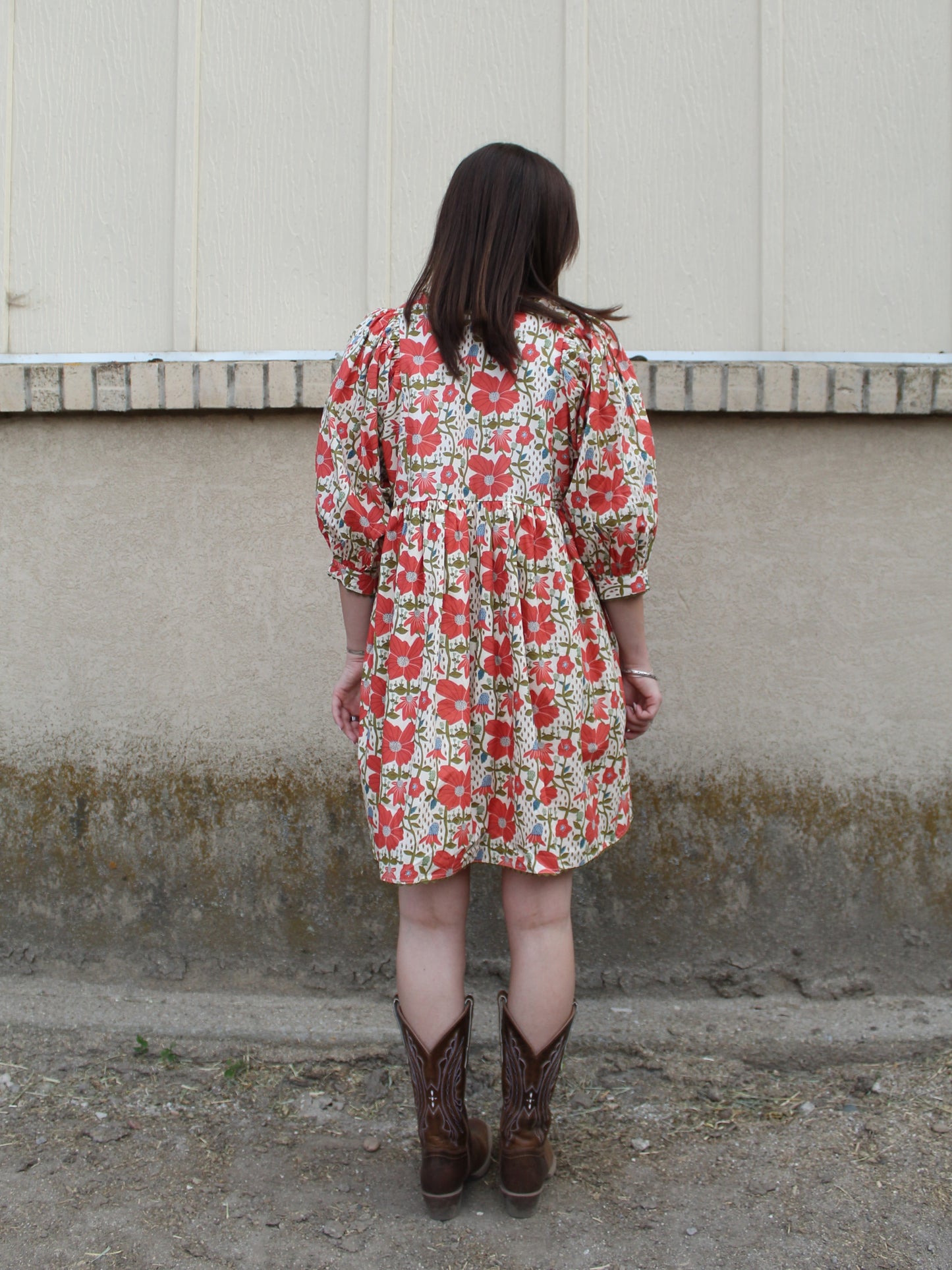 Ruby Red Meadow Dress