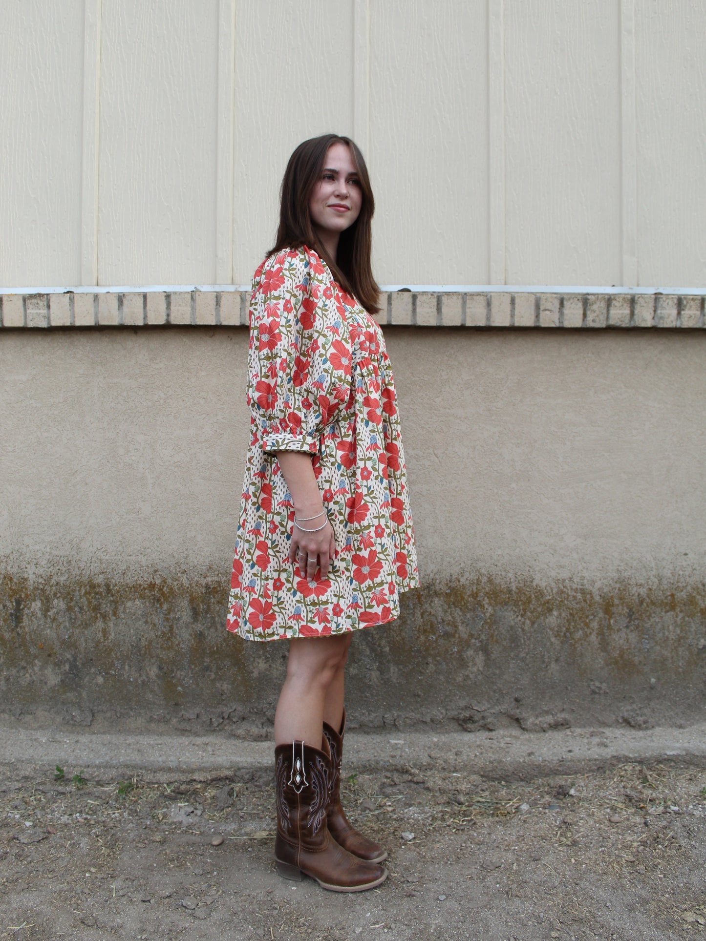Ruby Red Meadow Dress