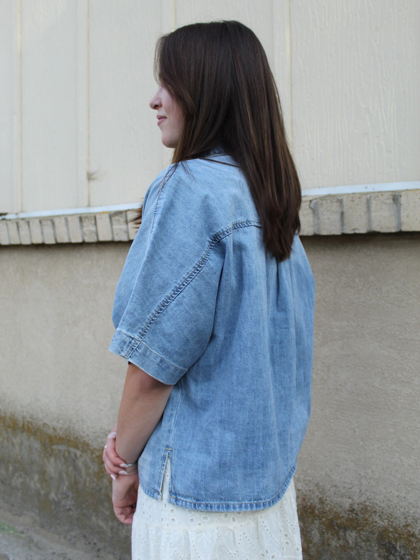 Easy Goes It Denim Top