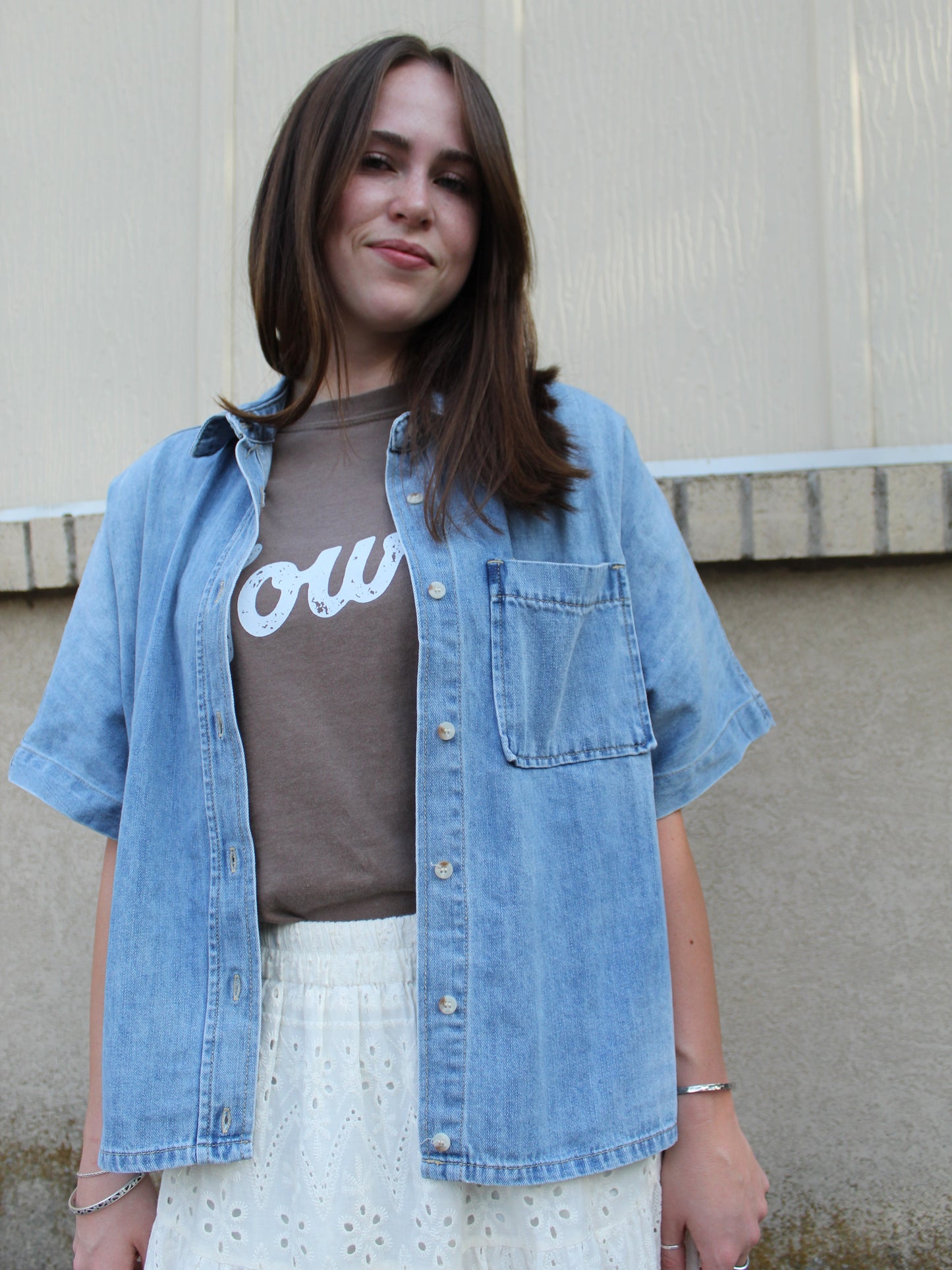 Easy Goes It Denim Top
