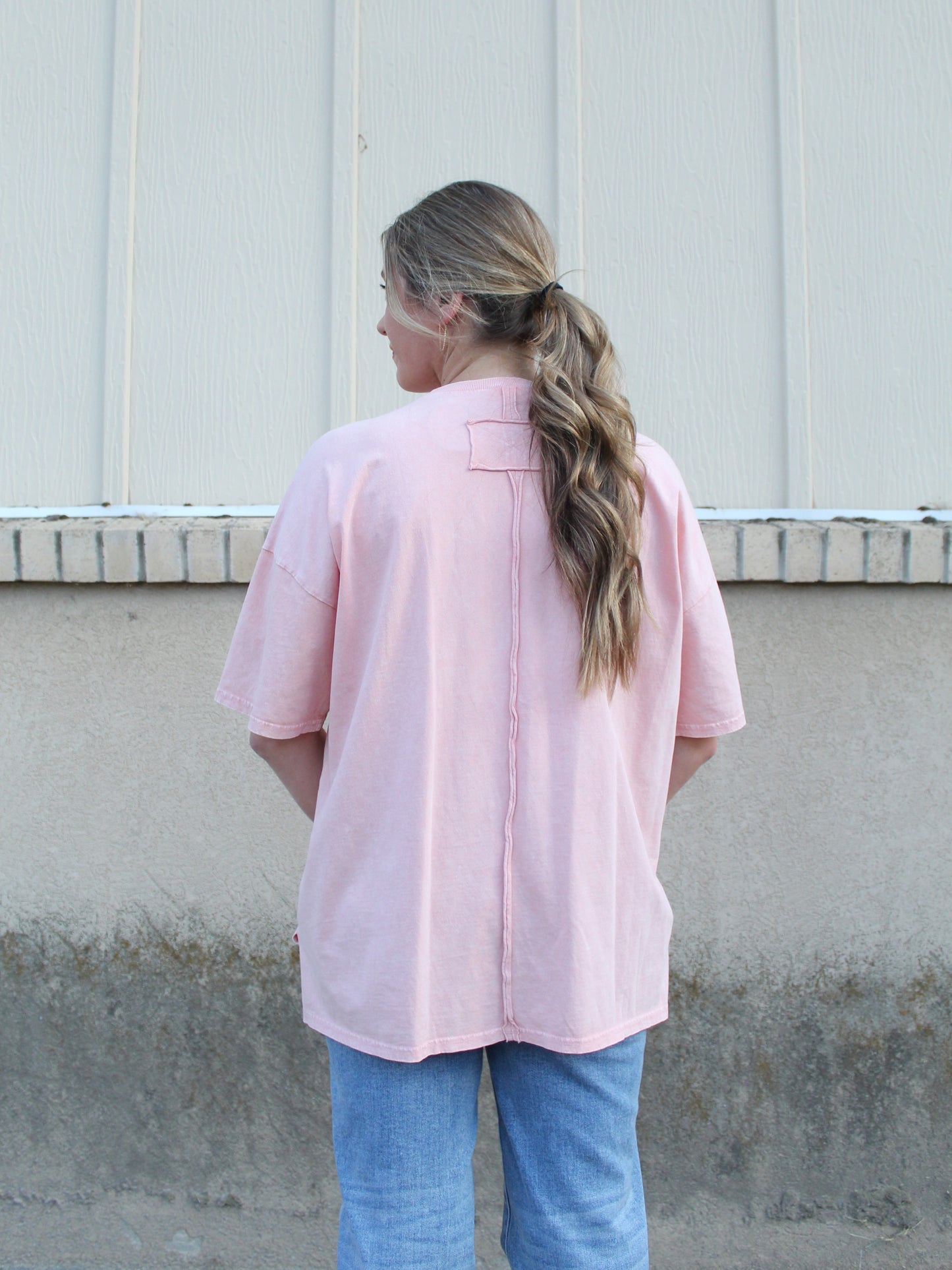 Way Out West Top in Coral