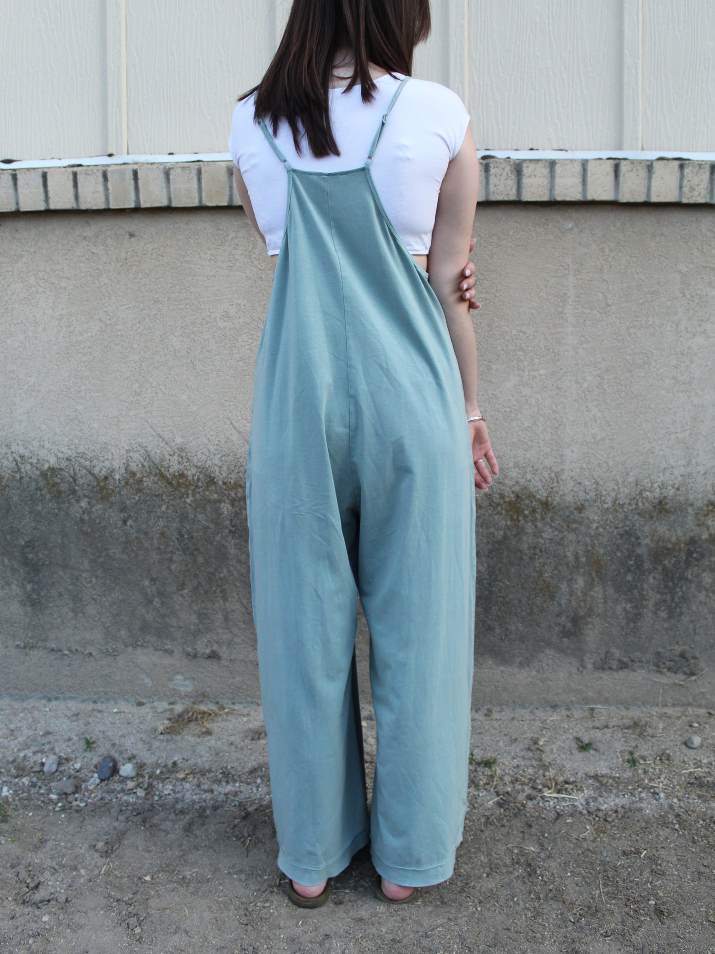 Across the Sea Wide Leg Jumpsuit