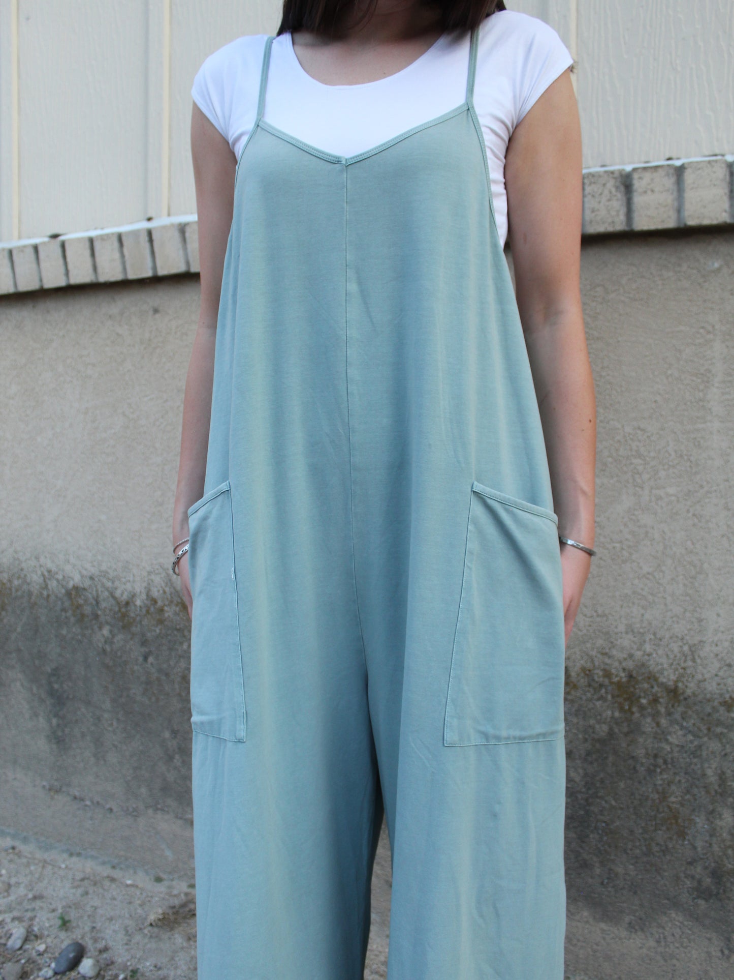 Across the Sea Wide Leg Jumpsuit