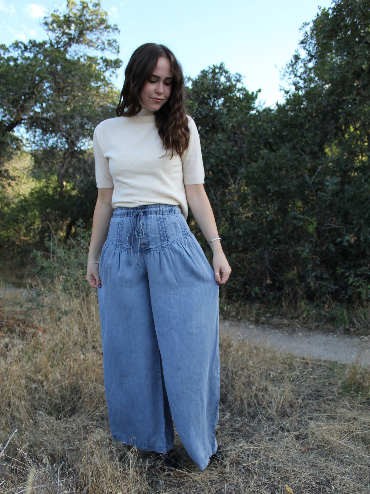 The Denim Blues Tencel Pant