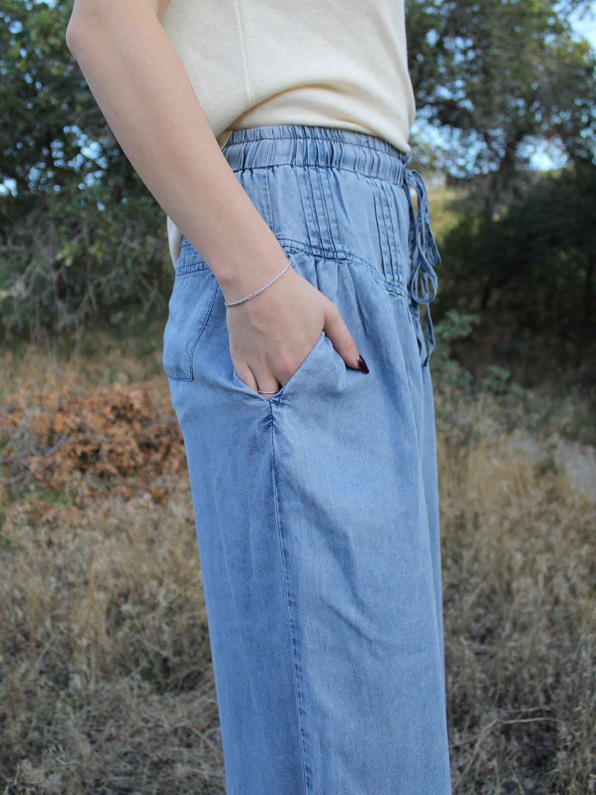 The Denim Blues Tencel Pant