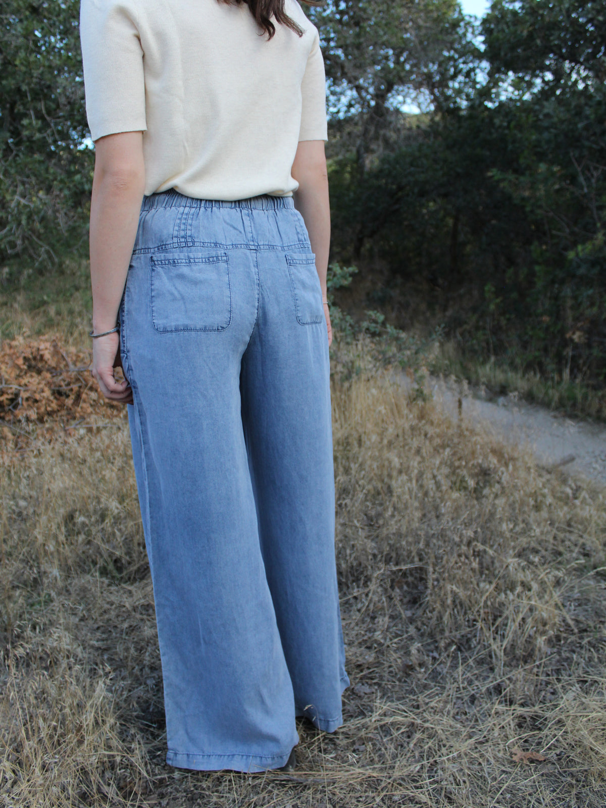 The Denim Blues Tencel Pant