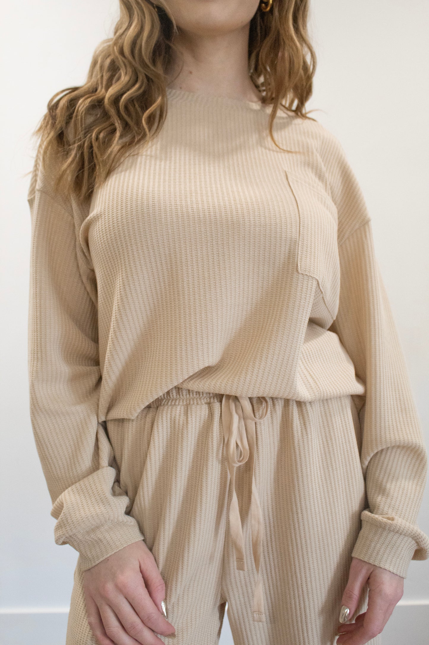 Carissa Lounge Set in Cream