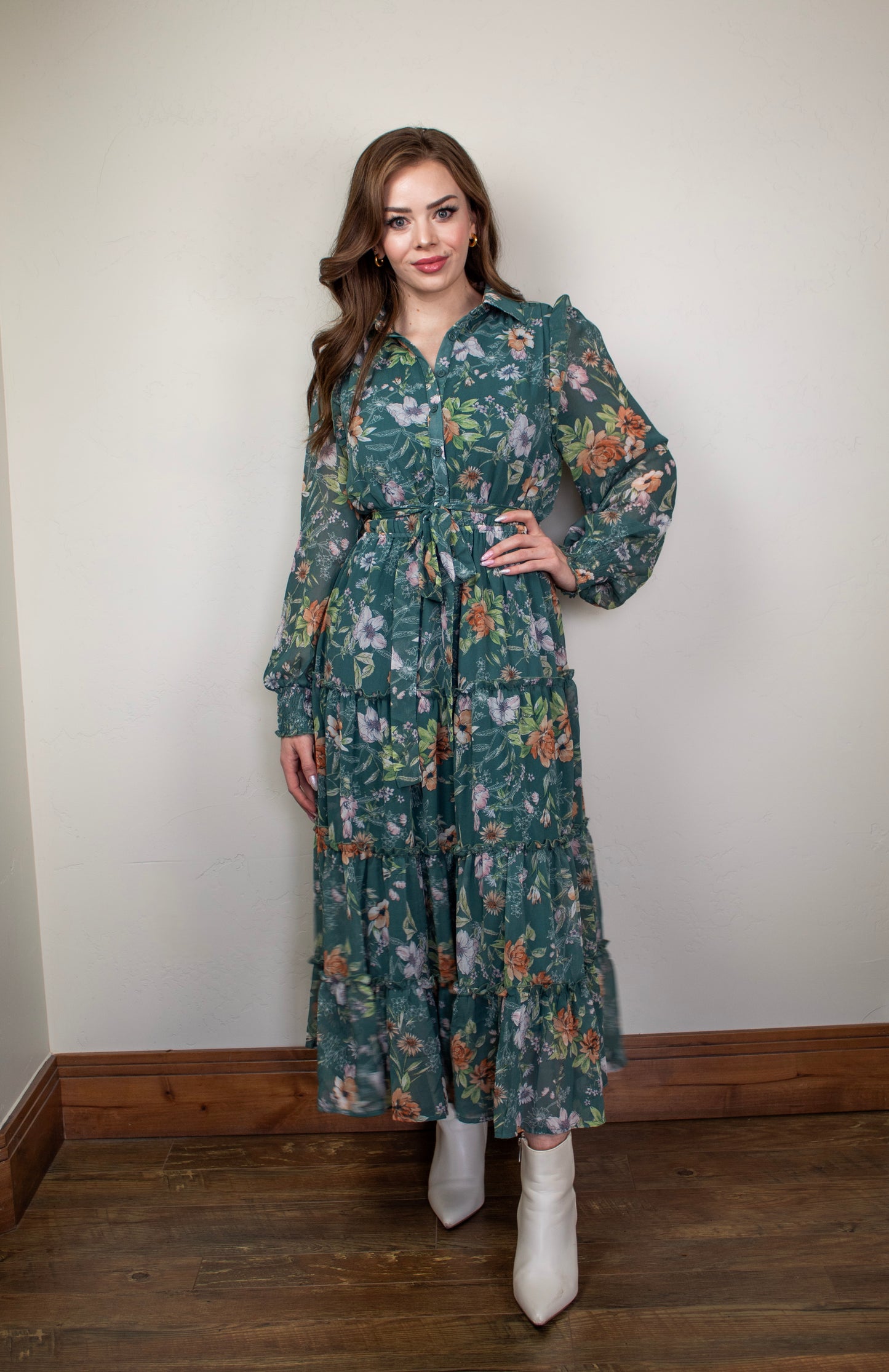 Lainey's Wildflowers Midi Dress