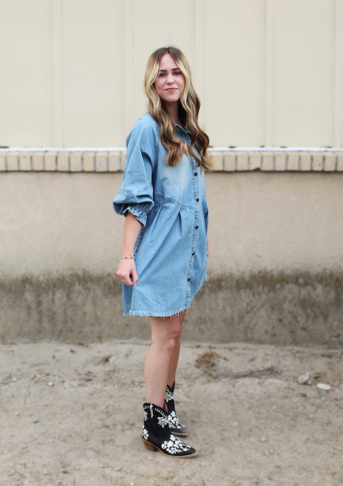 I Wanna Be Yours Denim Dress