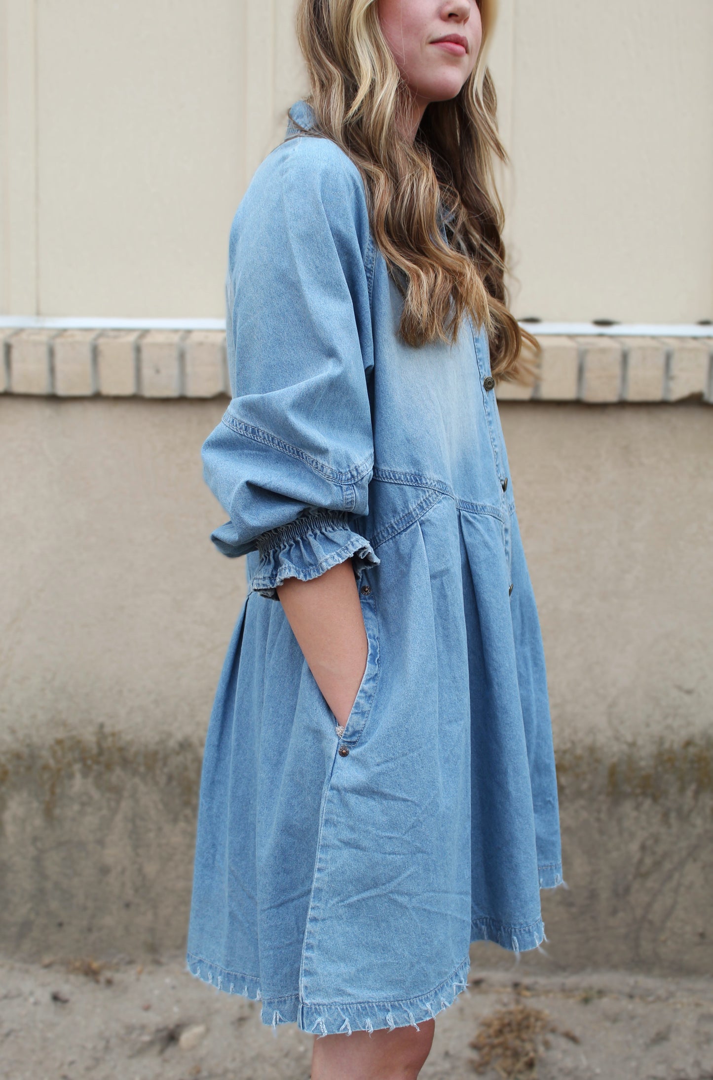 I Wanna Be Yours Denim Dress