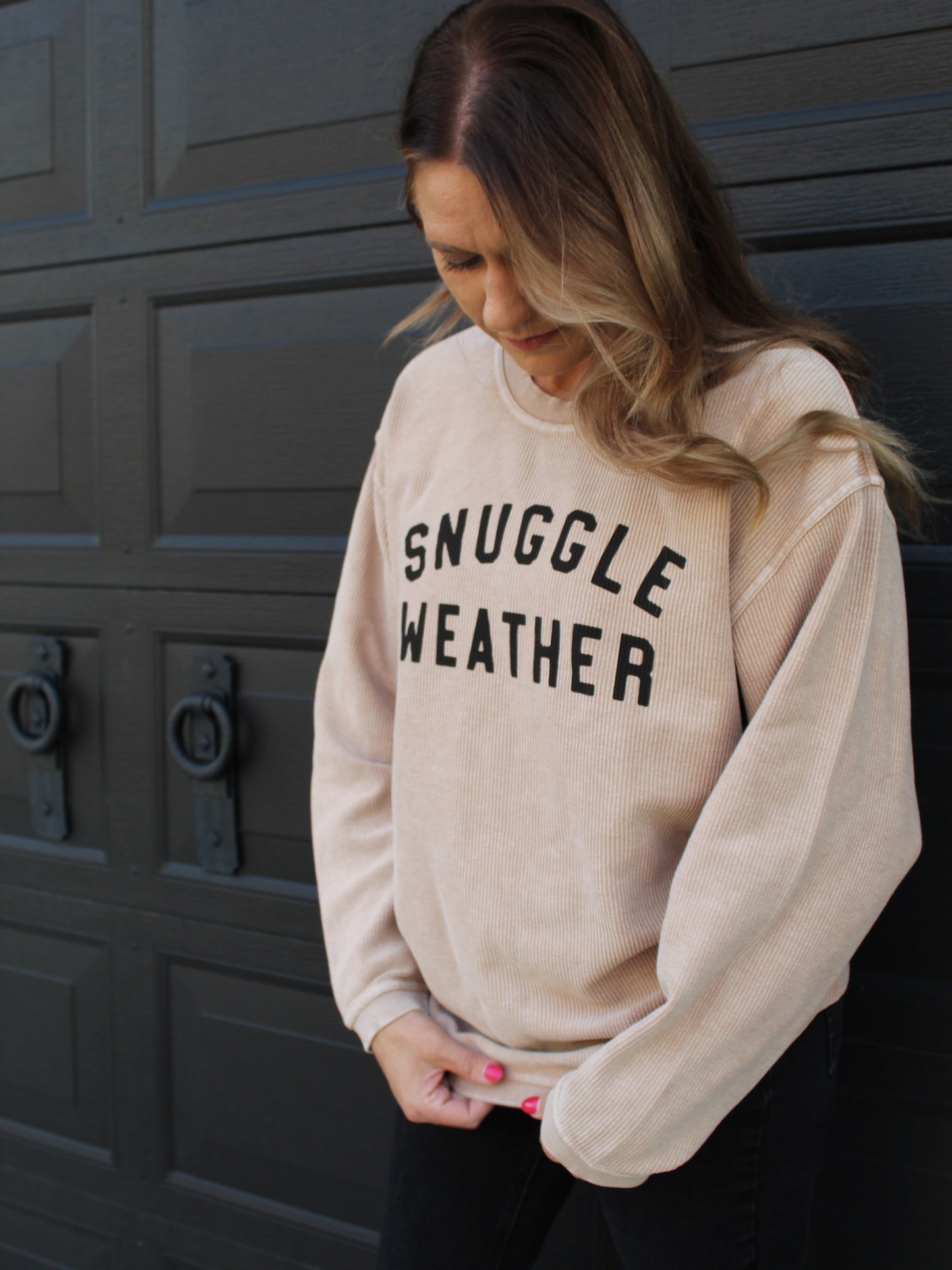 ‘SNUGGLE WEATHER’ Vintage Sweatshirt