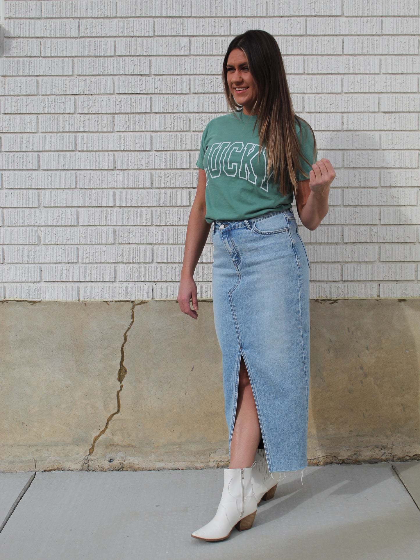 Dasha's Denim Skirt