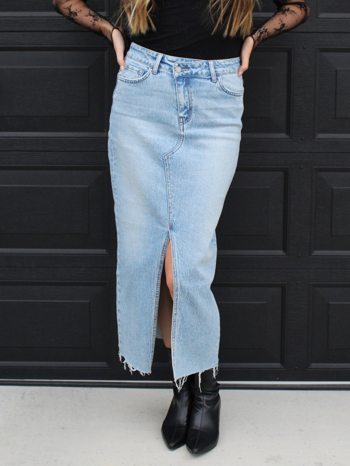 Dasha's Denim Skirt