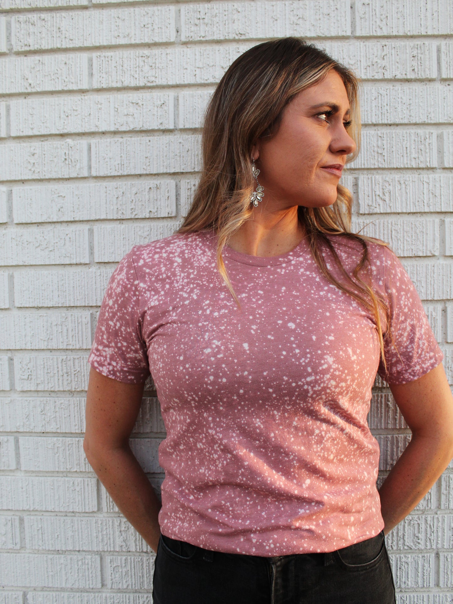 Sparkle Tee in Mauve