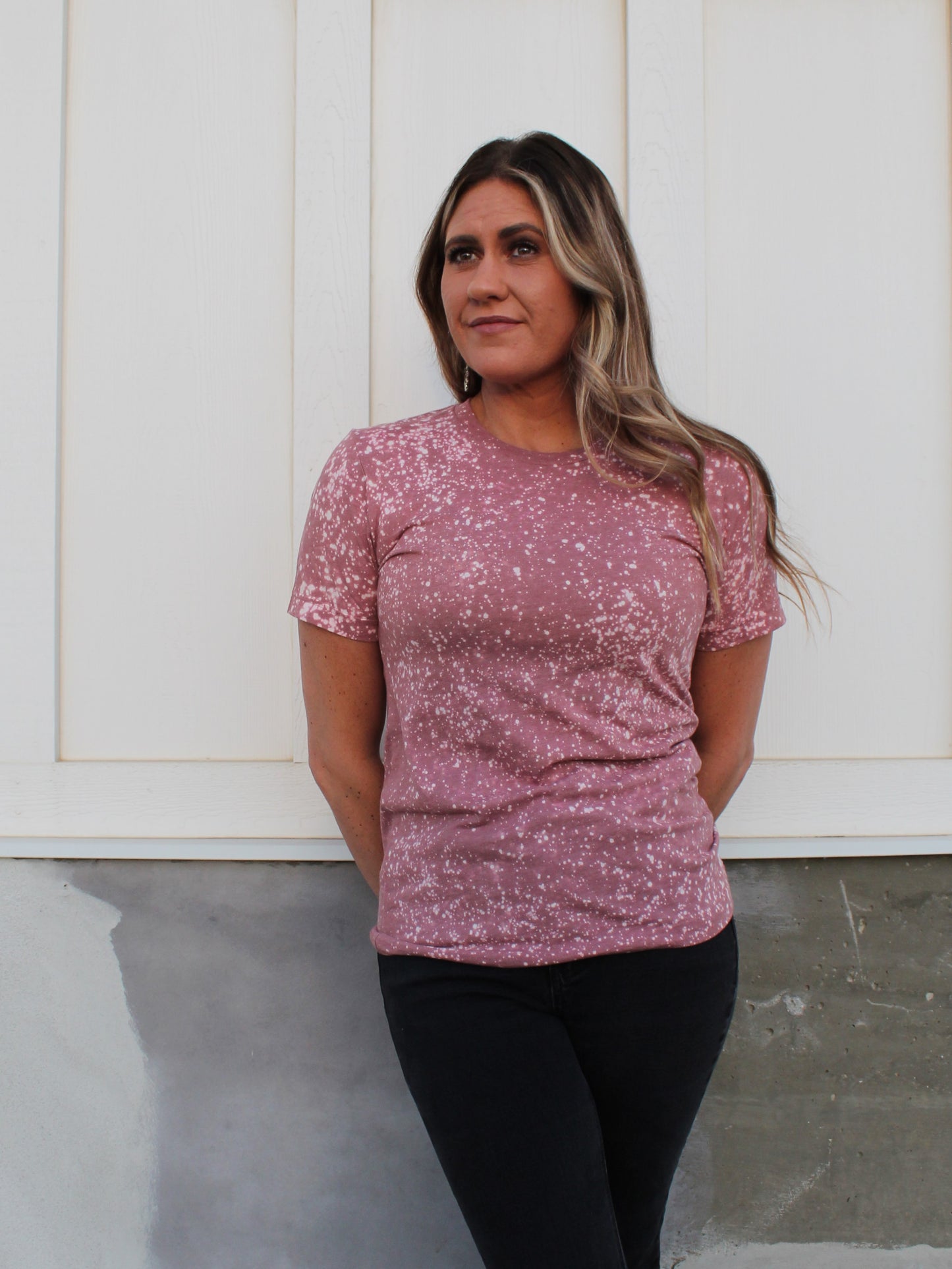 Sparkle Tee in Mauve