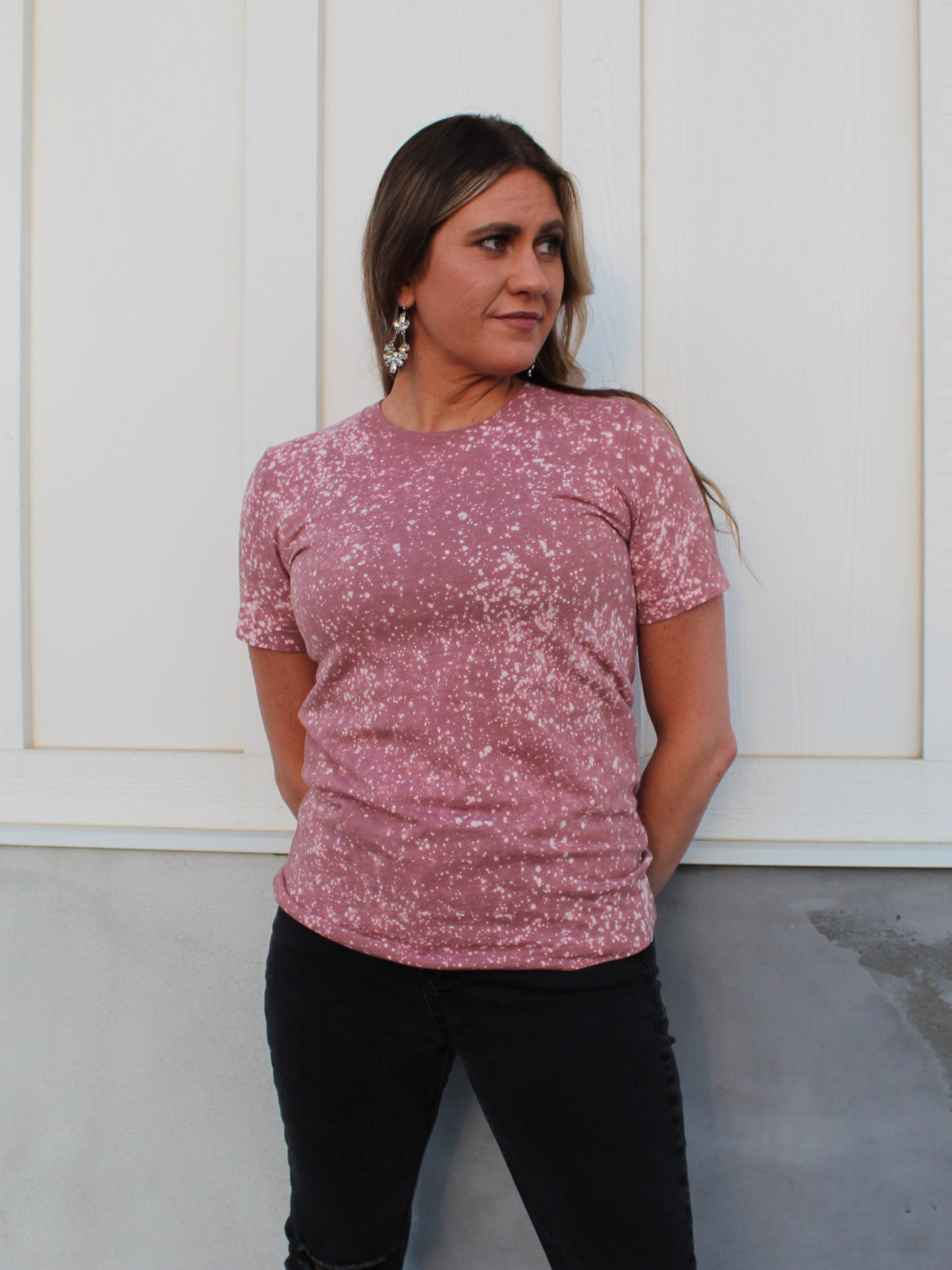 Sparkle Tee in Mauve