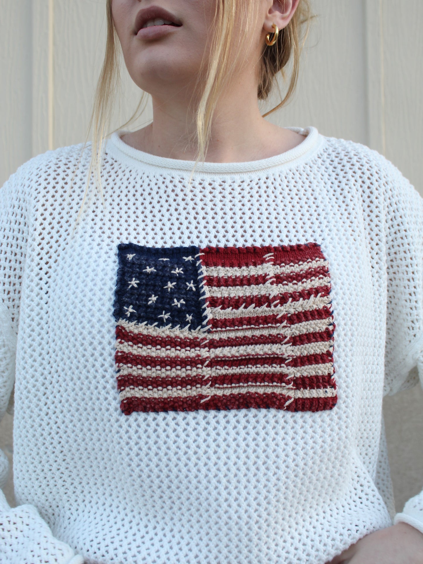 American Beauty Knit Top in White