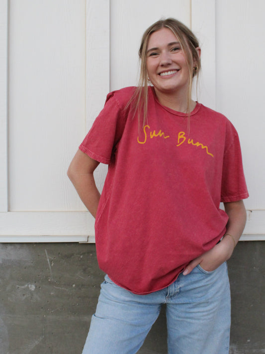 'Sun Bum' Oversized Graphic Tee