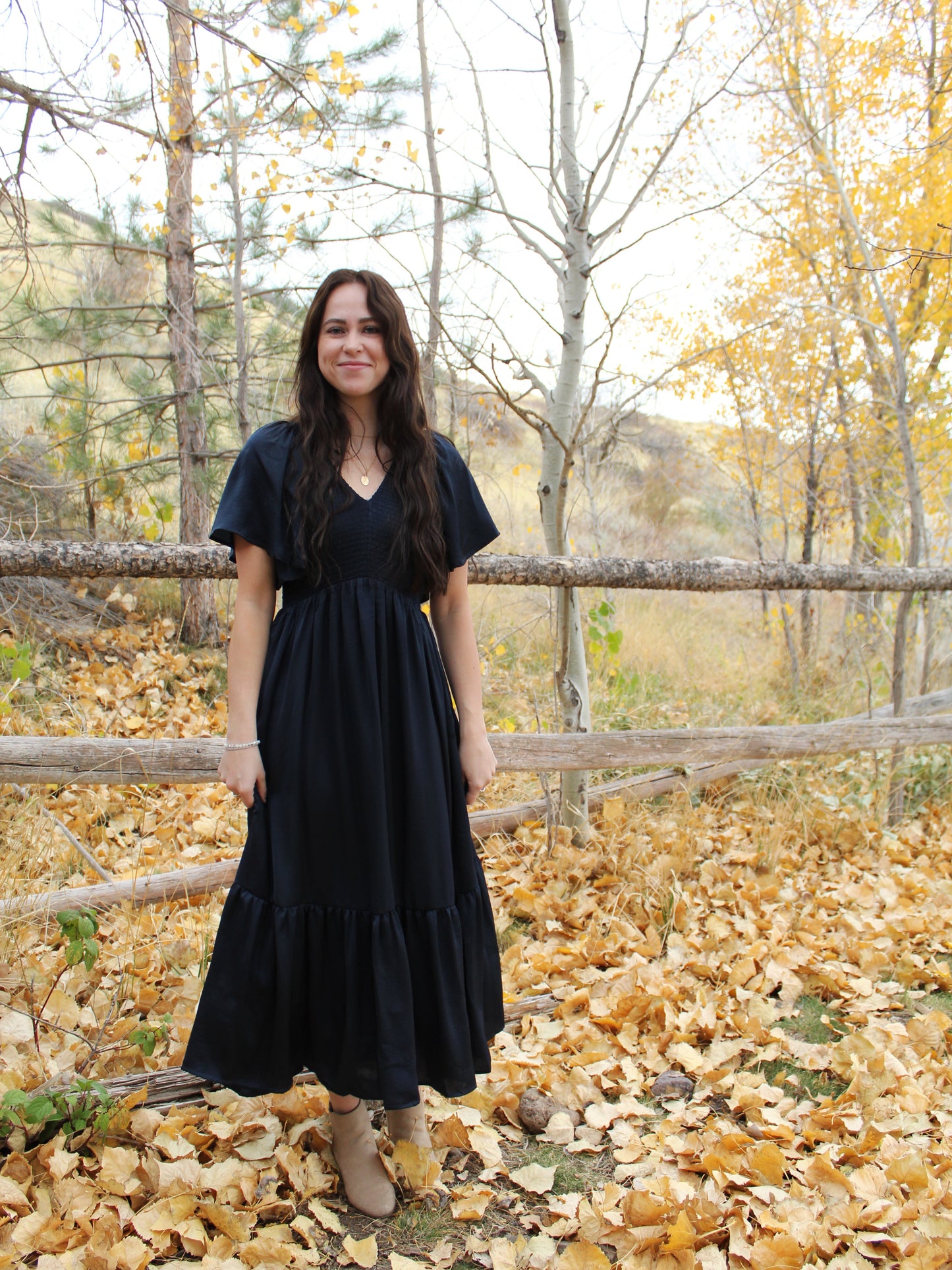 Meet Me at Midnight Satin Midi Dress