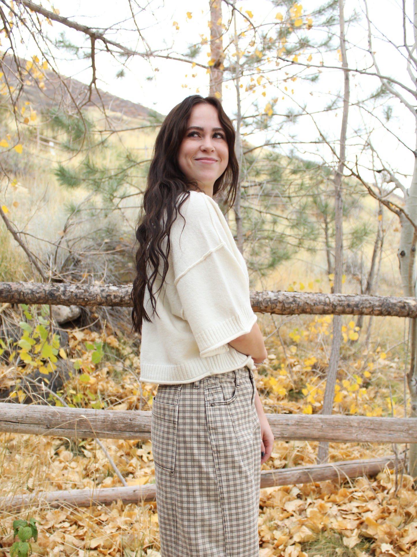 My Favorite Brushed Knit Sweater Top in French Vanilla