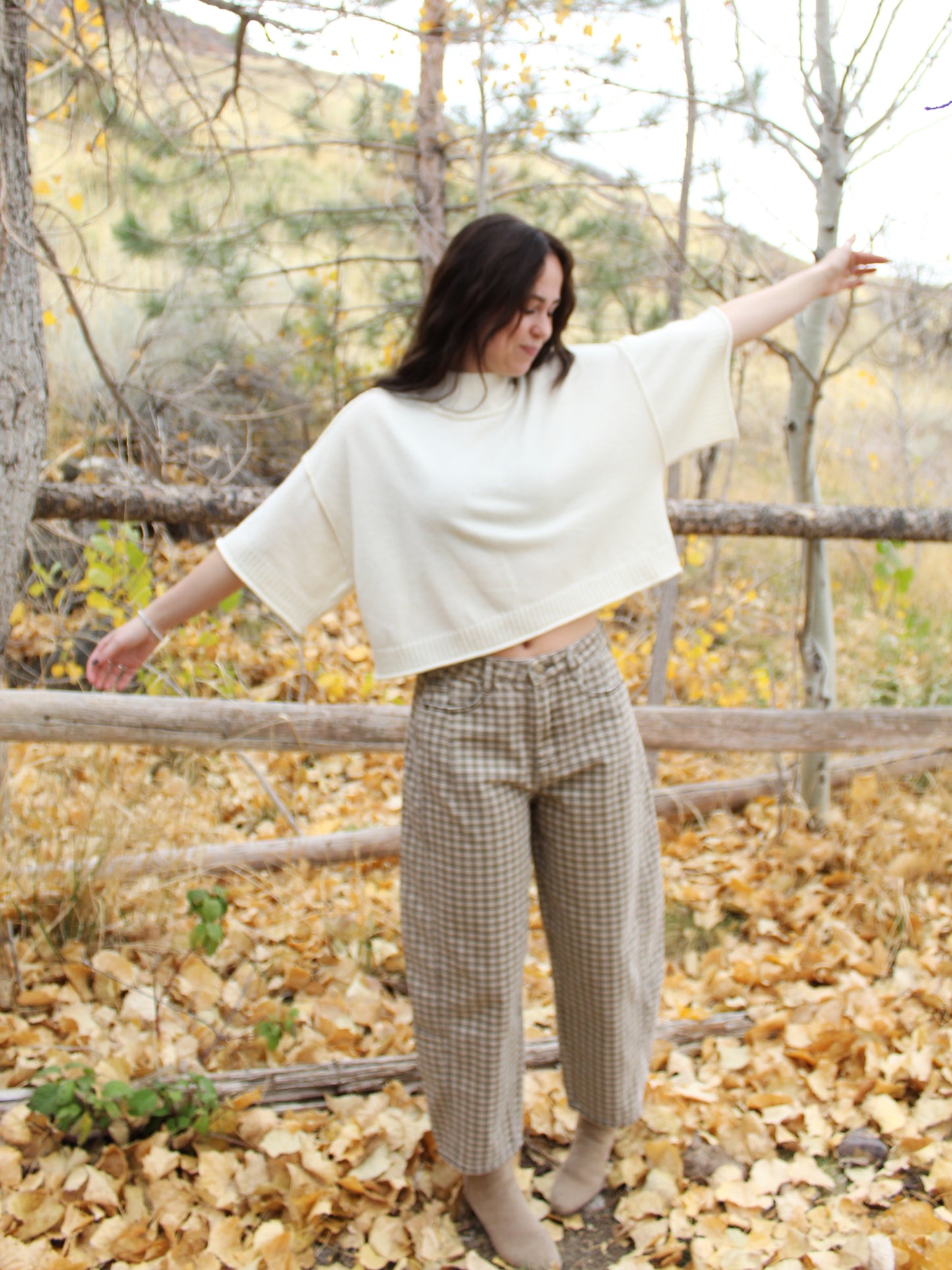 My Favorite Brushed Knit Sweater Top in French Vanilla