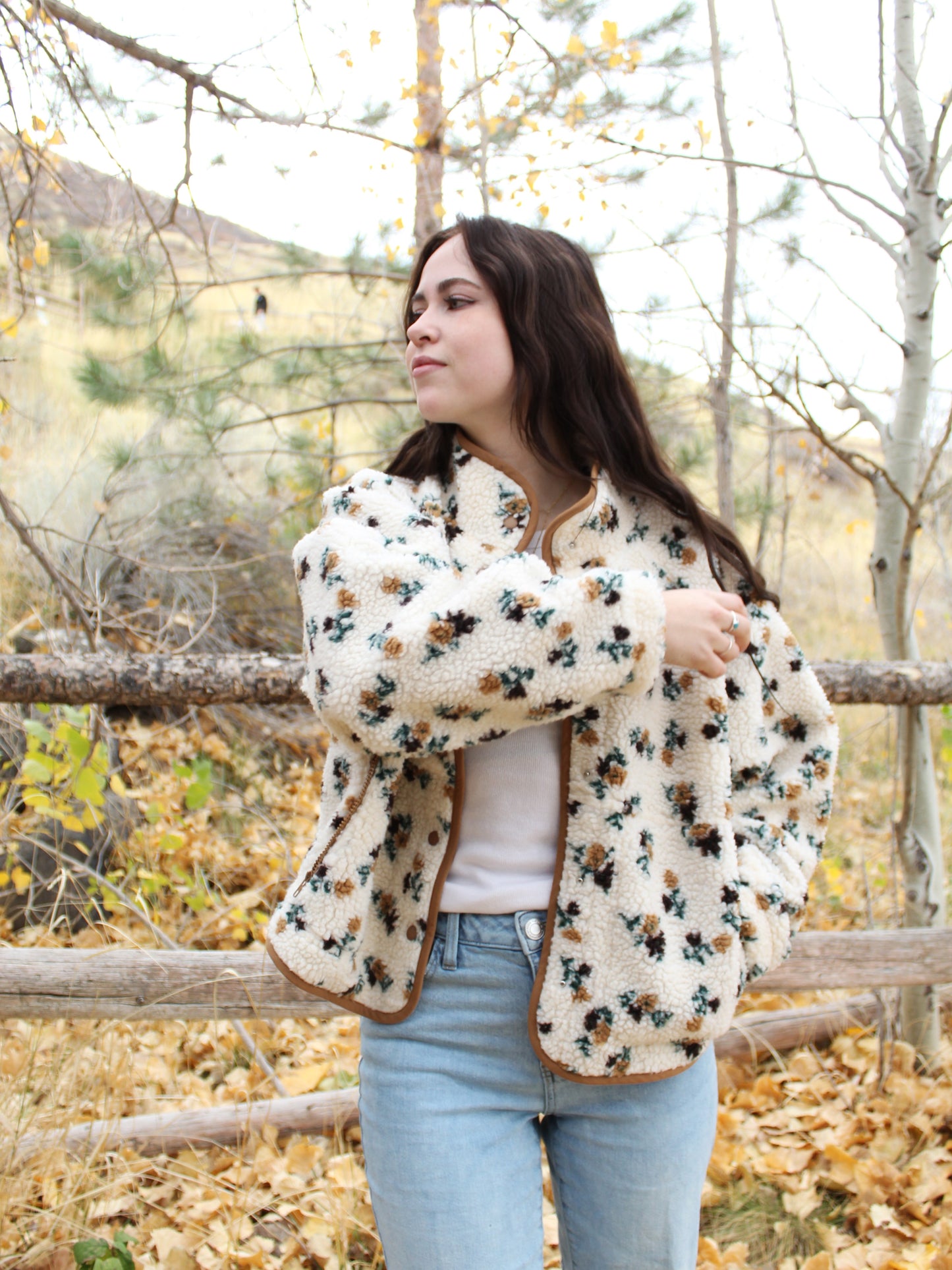 I'm Yours Floral Fleece Jacket