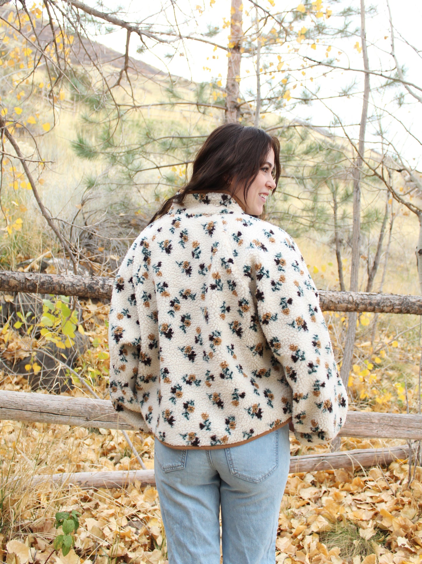 I'm Yours Floral Fleece Jacket