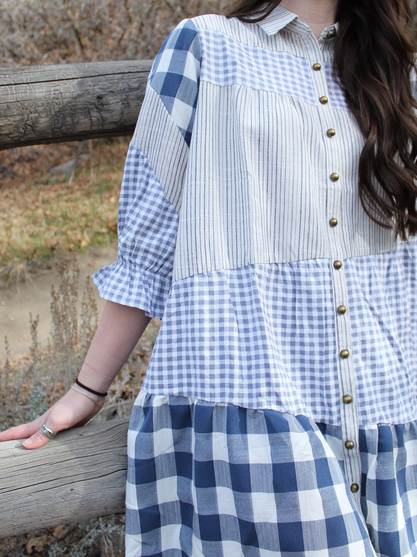 The Kalin Dress in Blue