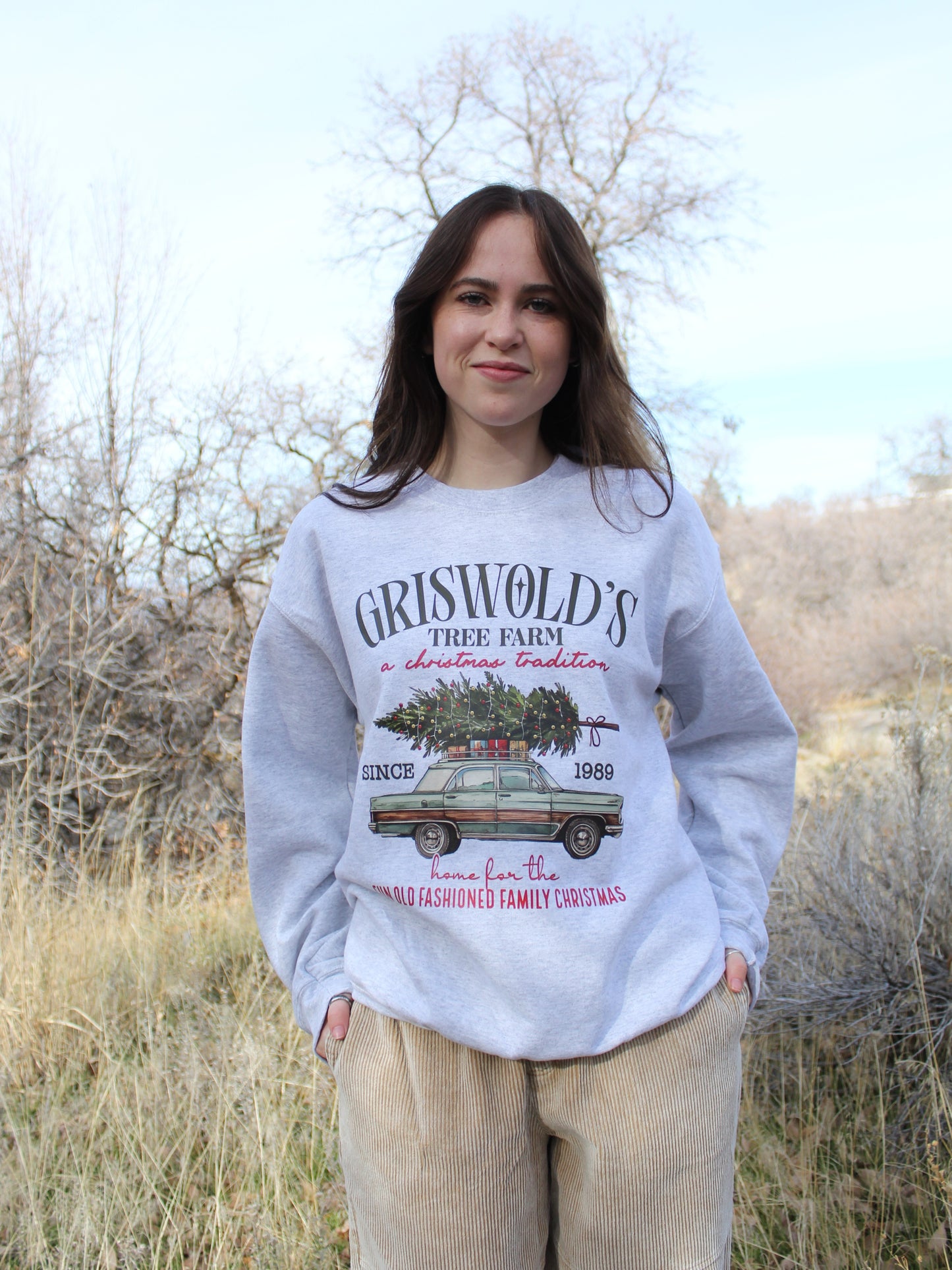 Fun Old Fashioned Family Christmas Griswold Graphic Sweatshirt