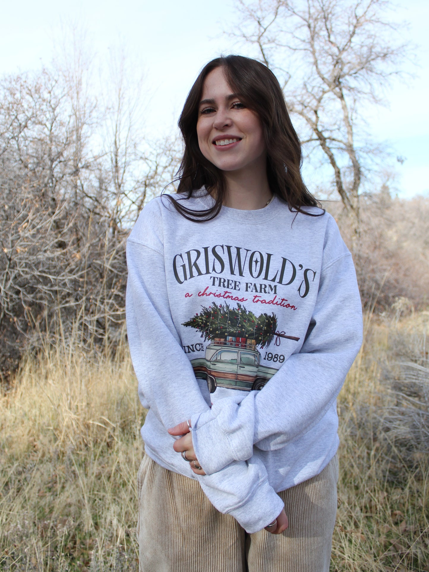 Fun Old Fashioned Family Christmas Griswold Graphic Sweatshirt